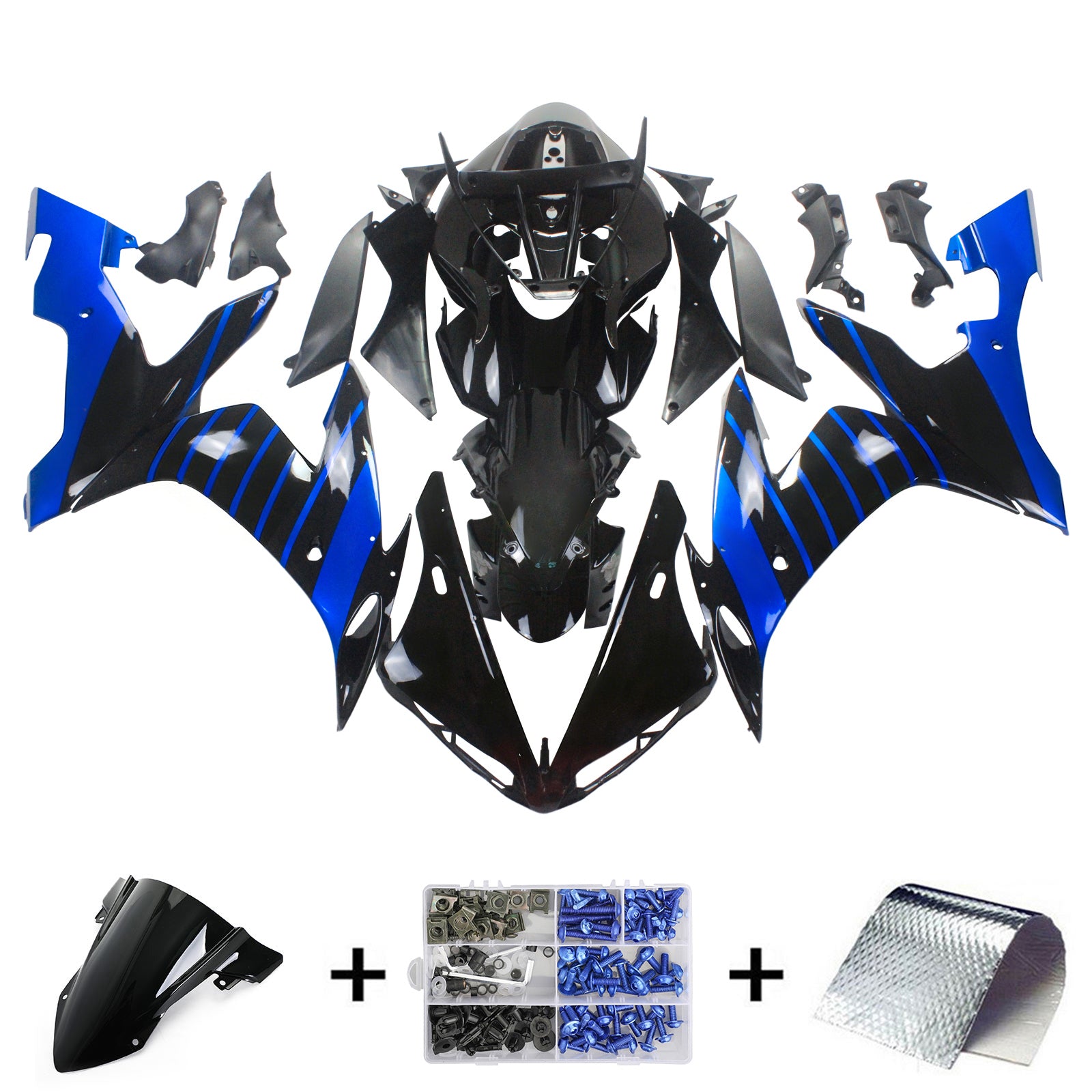 Amotopart Fairing Zestaw dla Yamaha YZF 1000 R1 2004-2006 Ogólny