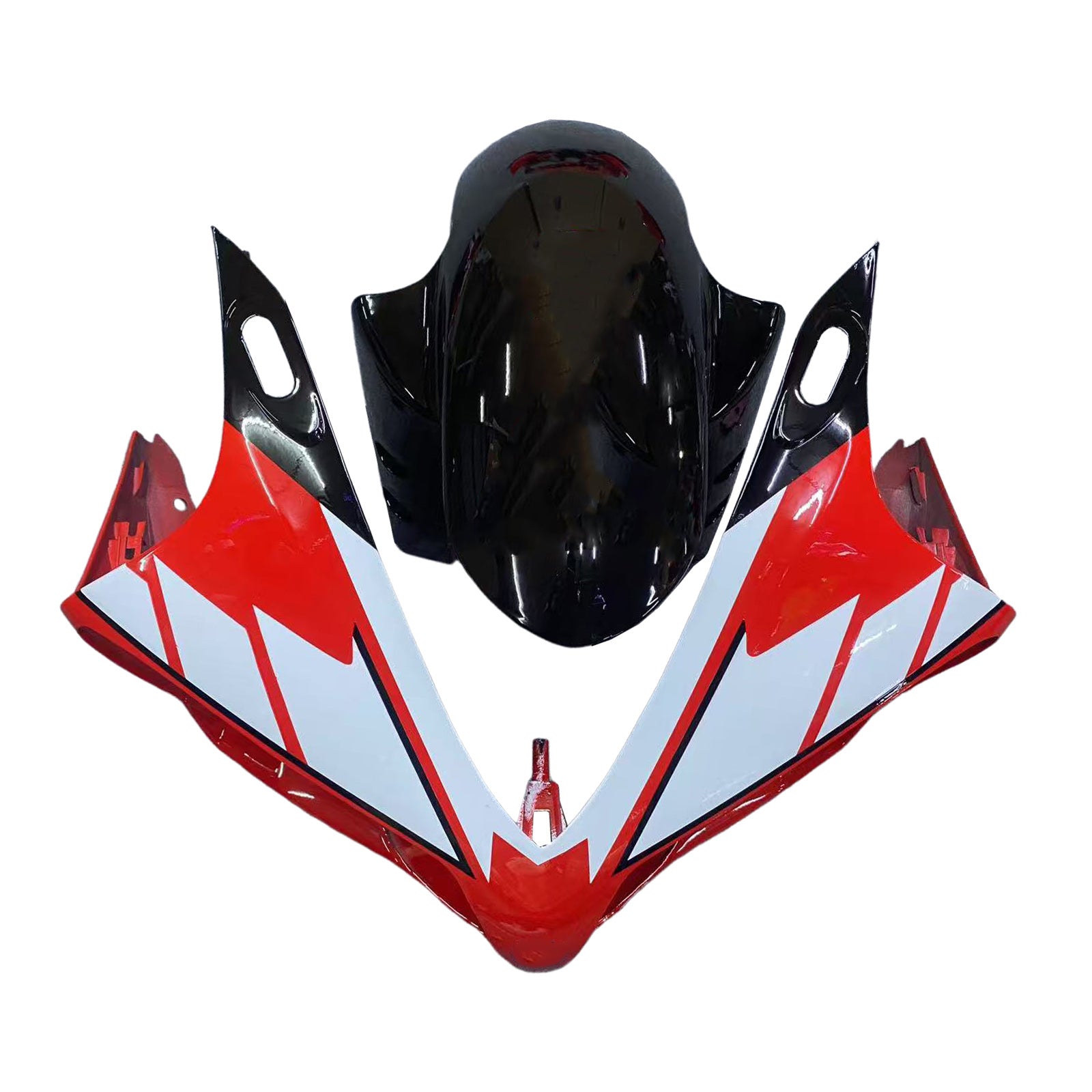 Carénages Amotopart 2007-2008 Yamaha YZF-R1 Rouge Noir Santander Bank Generic
