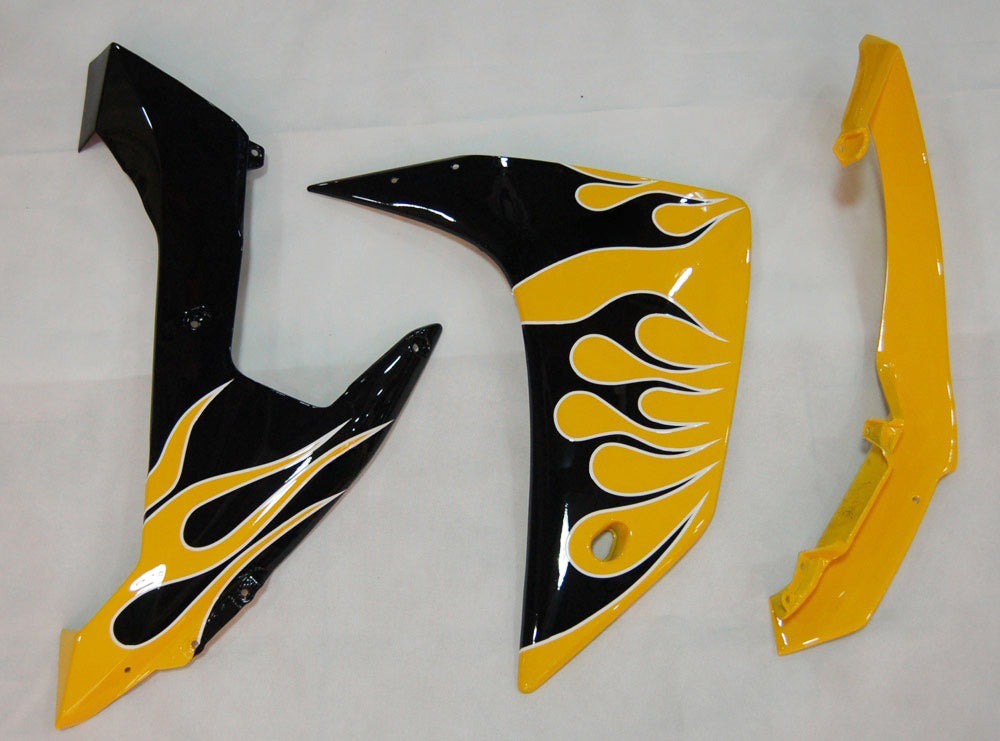 Carene Amotopart 2007-2008 Yamaha YZF-R1 Giallo e Nero Flame R1 Generico