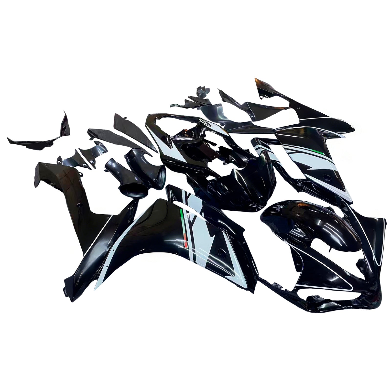 Amotopart suojat 2007-2008 Yamaha YZF-R1 Musta FIAT R1 Generic