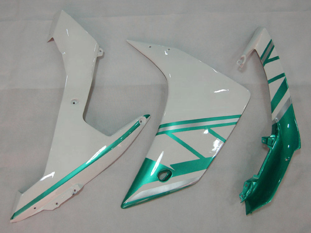 Amotopart Carénages 2007-2008 Yamaha YZF-R1 Vert Émeraude Blanc FIAT Générique