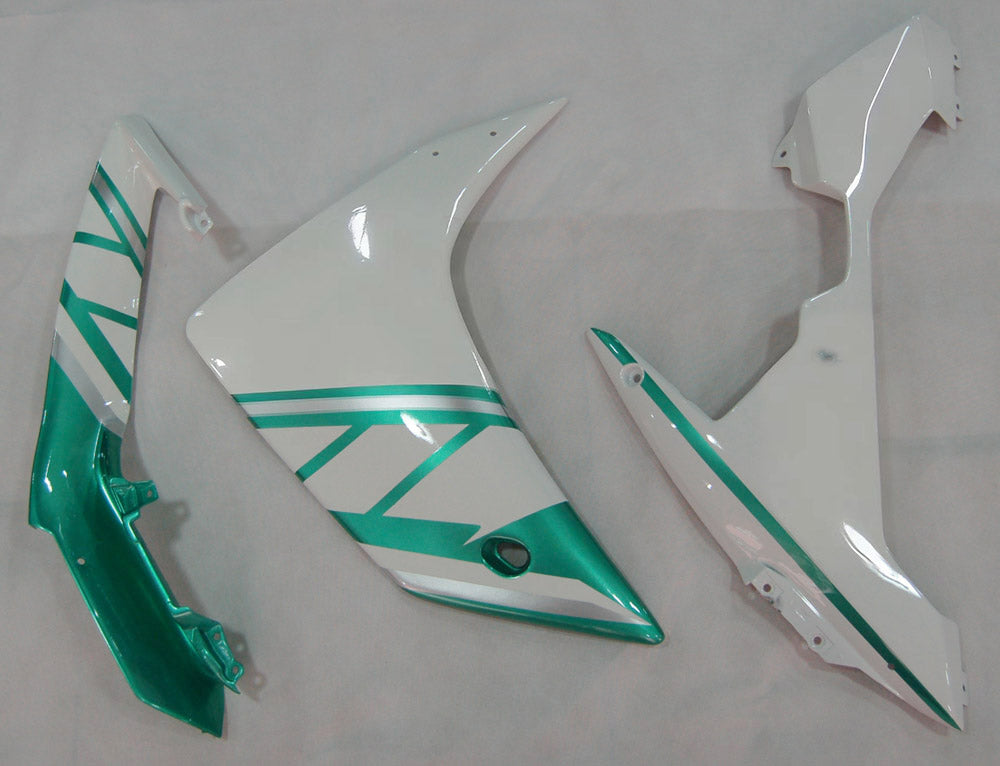 Amotopart Carénages 2007-2008 Yamaha YZF-R1 Vert Émeraude Blanc FIAT Générique