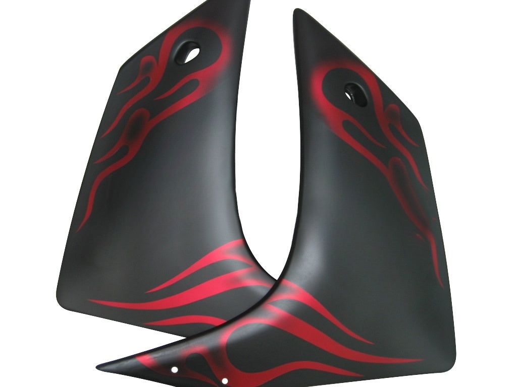 Carenados Amotopart 2007-2008 Yamaha YZF-R1 Negro Mate y Rojo Llama R1 Genérico
