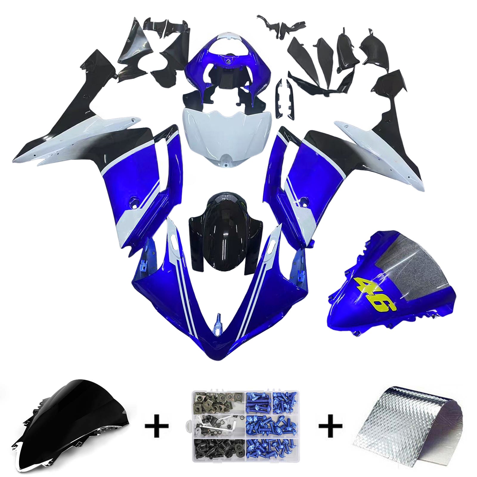 Amotopart suojasarja Yamaha YZF 1000 R1 2007-2008 geneeriselle