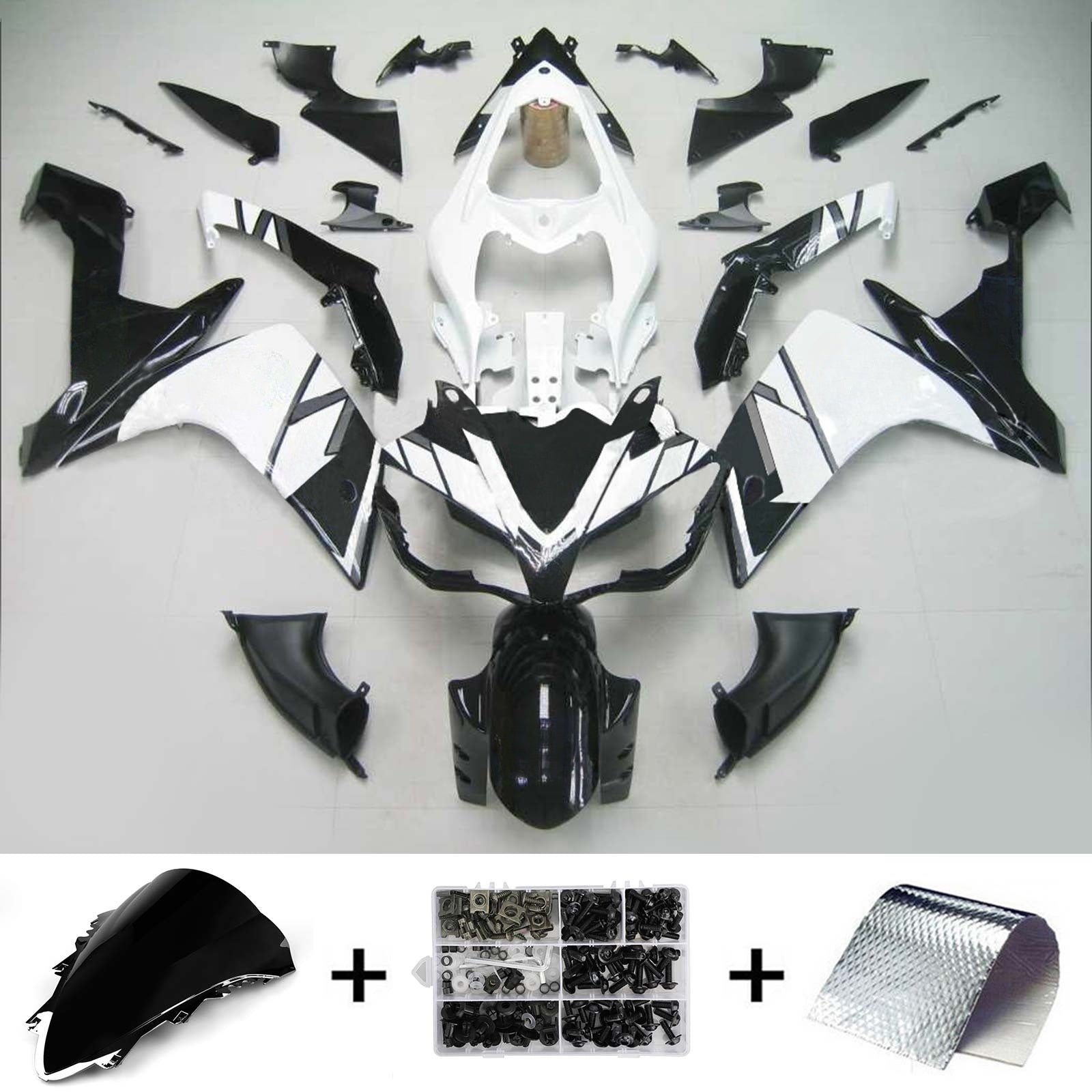 Kit de carénage Amotopart pour Yamaha YZF 1000 R1 2007-2008 générique