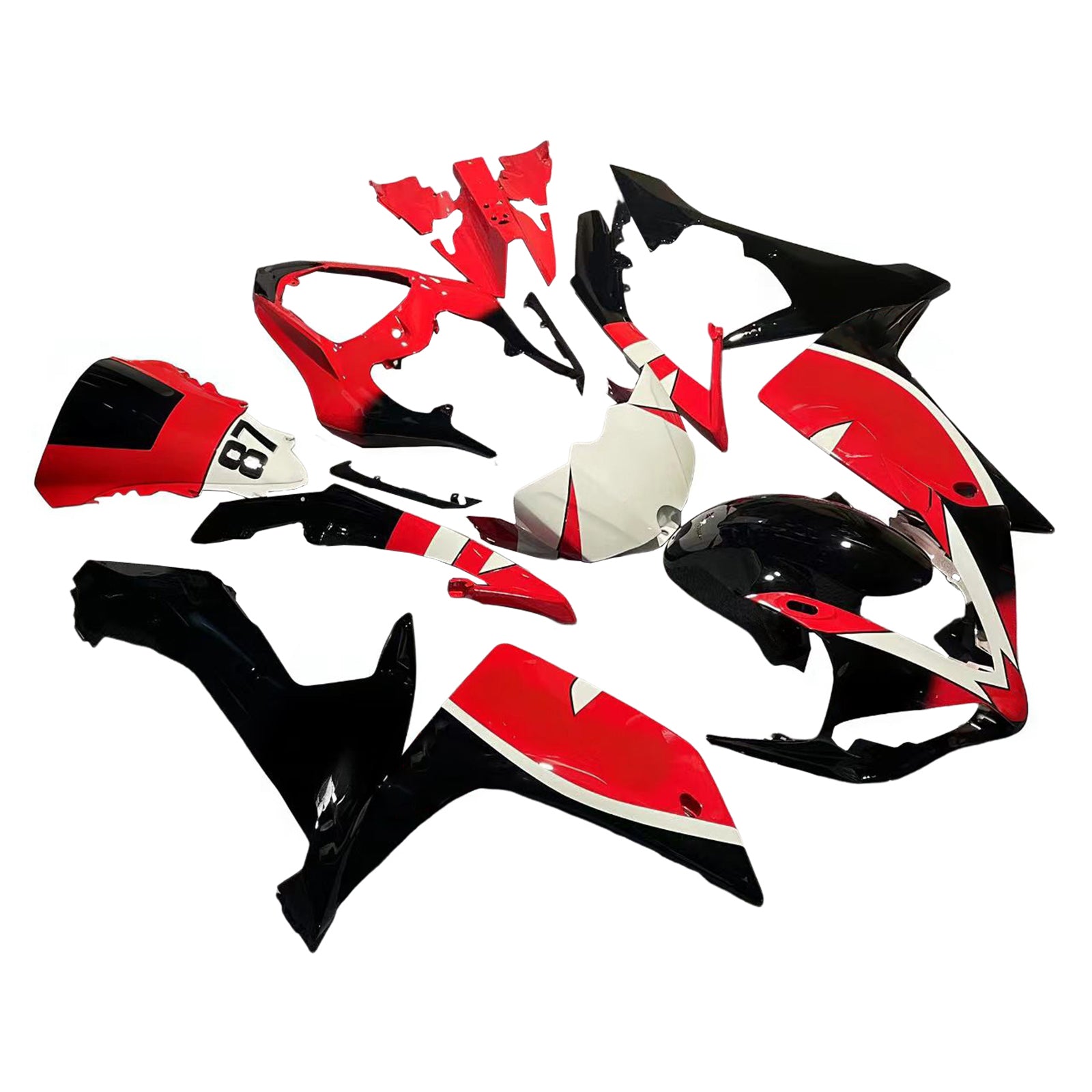Kit de carénage Amotopart pour Yamaha YZF 1000 R1 2007-2008 générique
