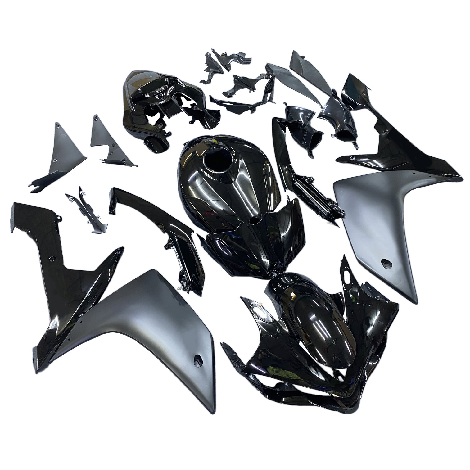 Amotopart Kit Carénage Yamaha YZF 1000 R1 2007-2008 Carrosserie Plastique ABS