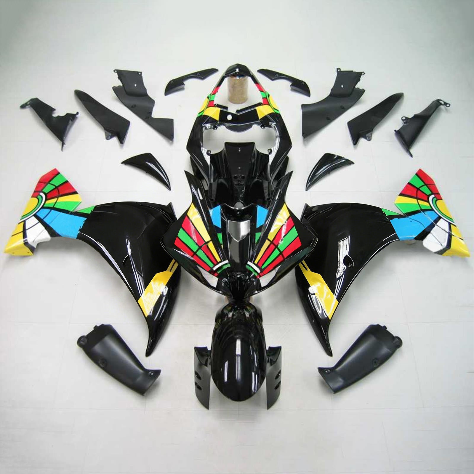 Kit de carénage Amotopart pour Yamaha YZF 1000 R1 2009-2011 générique