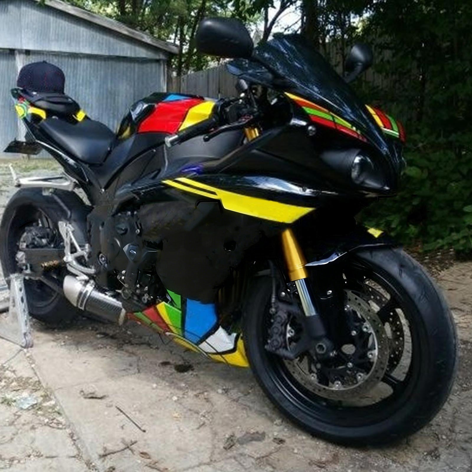 Kit de carénage Amotopart pour Yamaha YZF 1000 R1 2009-2011 générique