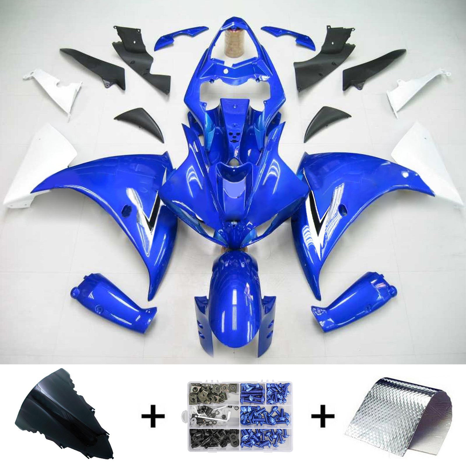 Kit de carénage Amotopart pour Yamaha YZF 1000 R1 2009-2011 générique