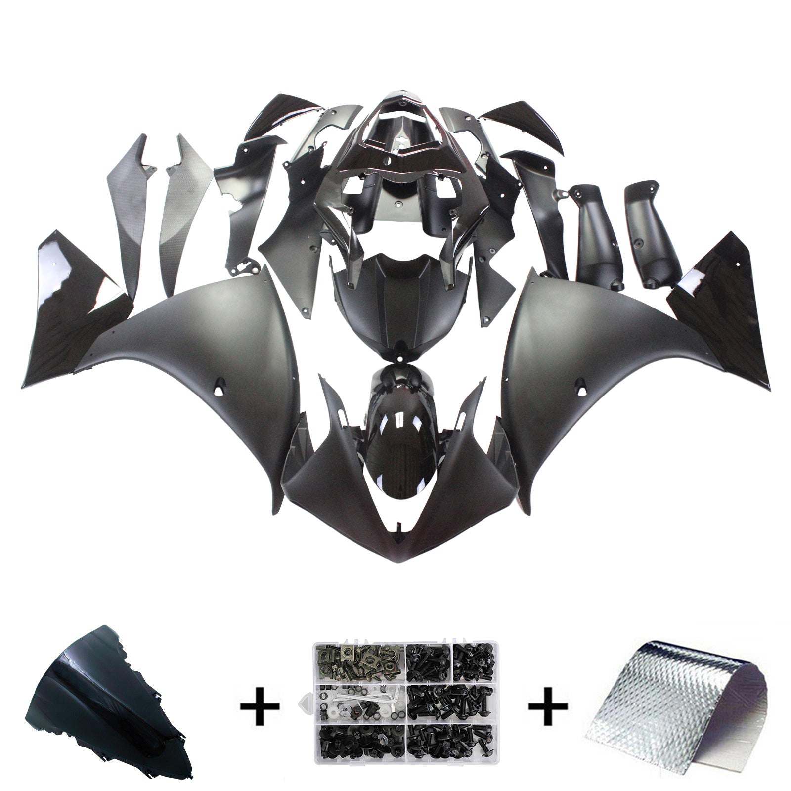 Kit de carénage Amotopart pour Yamaha YZF 1000 R1 2009-2011 générique