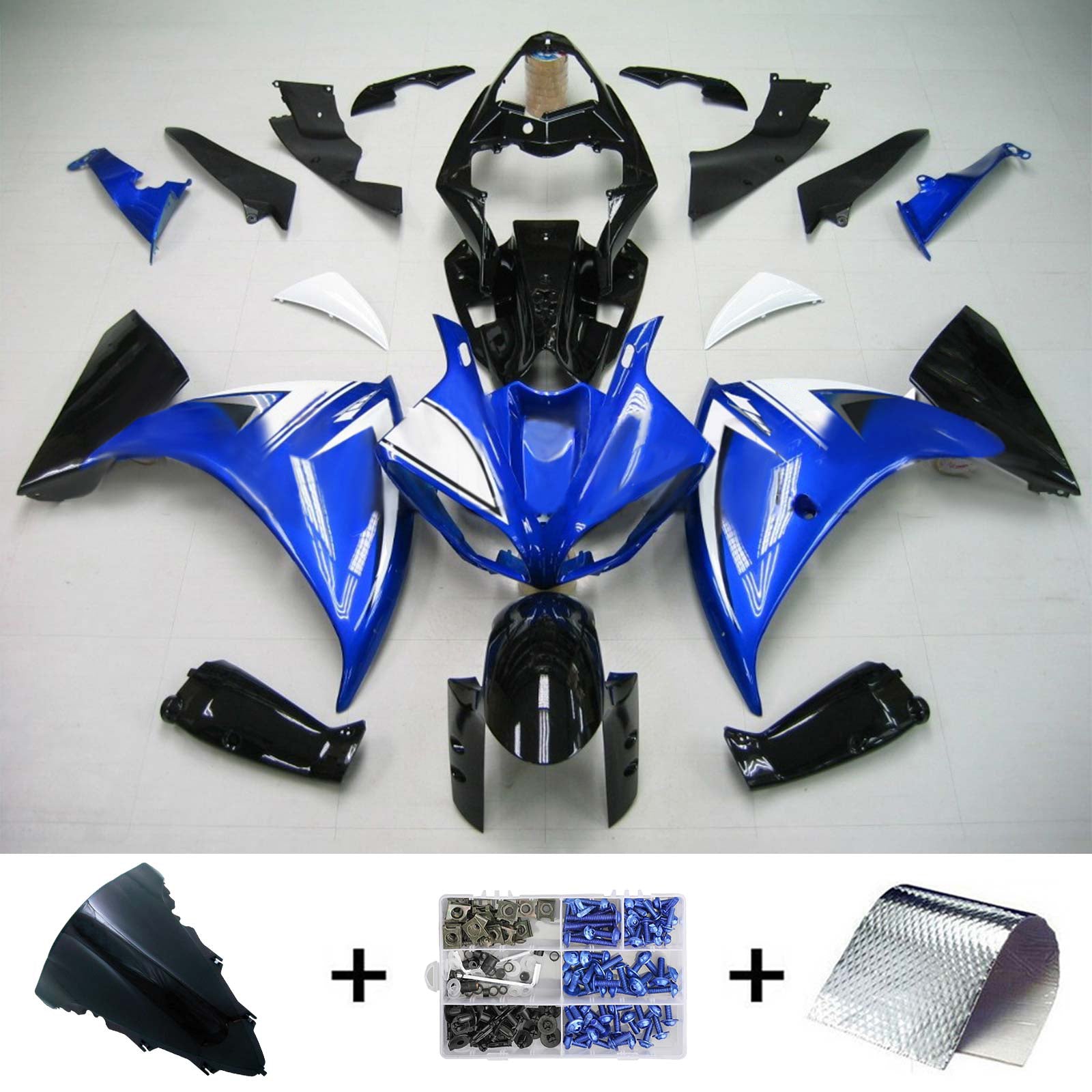 Kit carena Amotopart per Yamaha YZF 1000 R1 2009-2011 generico