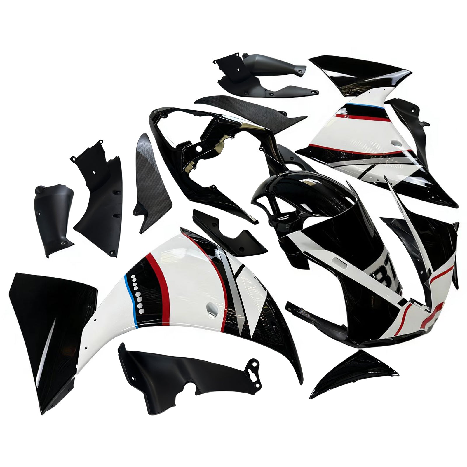 Kit de carénage Amotopart pour Yamaha YZF 1000 R1 2009-2011 générique