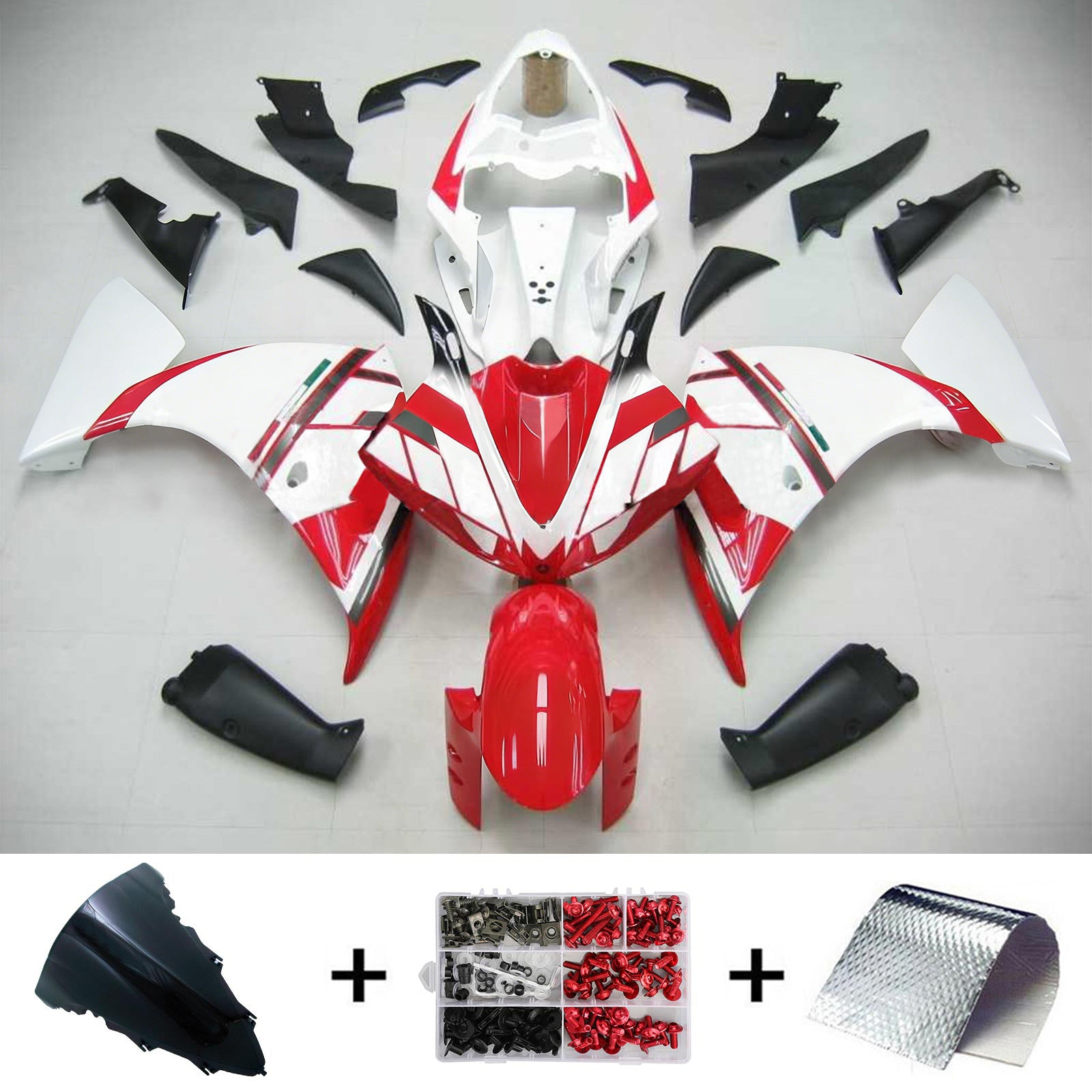 Kit de carénage Amotopart pour Yamaha YZF 1000 R1 2009-2011 générique