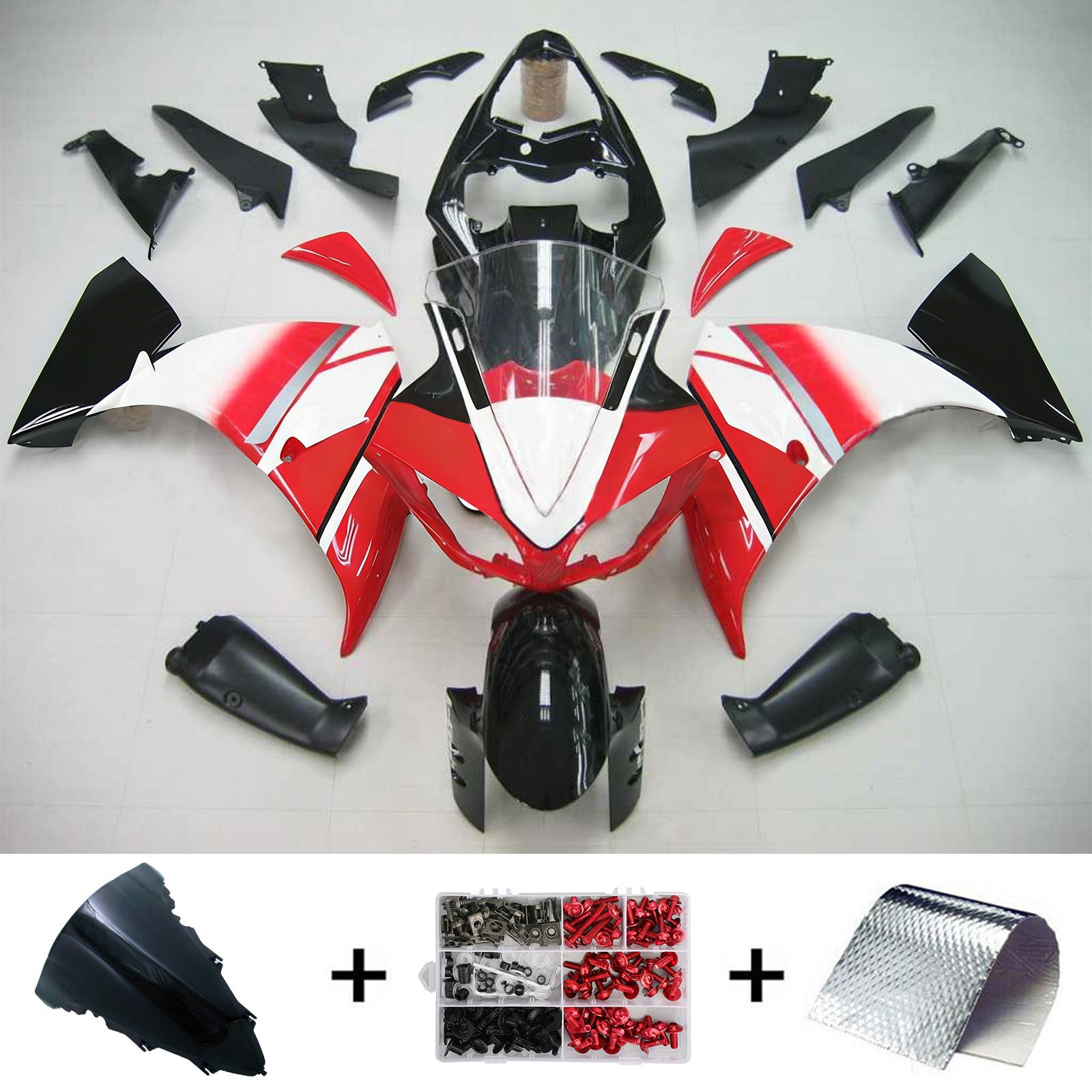 Kit de carénage Amotopart pour Yamaha YZF 1000 R1 2009-2011 générique