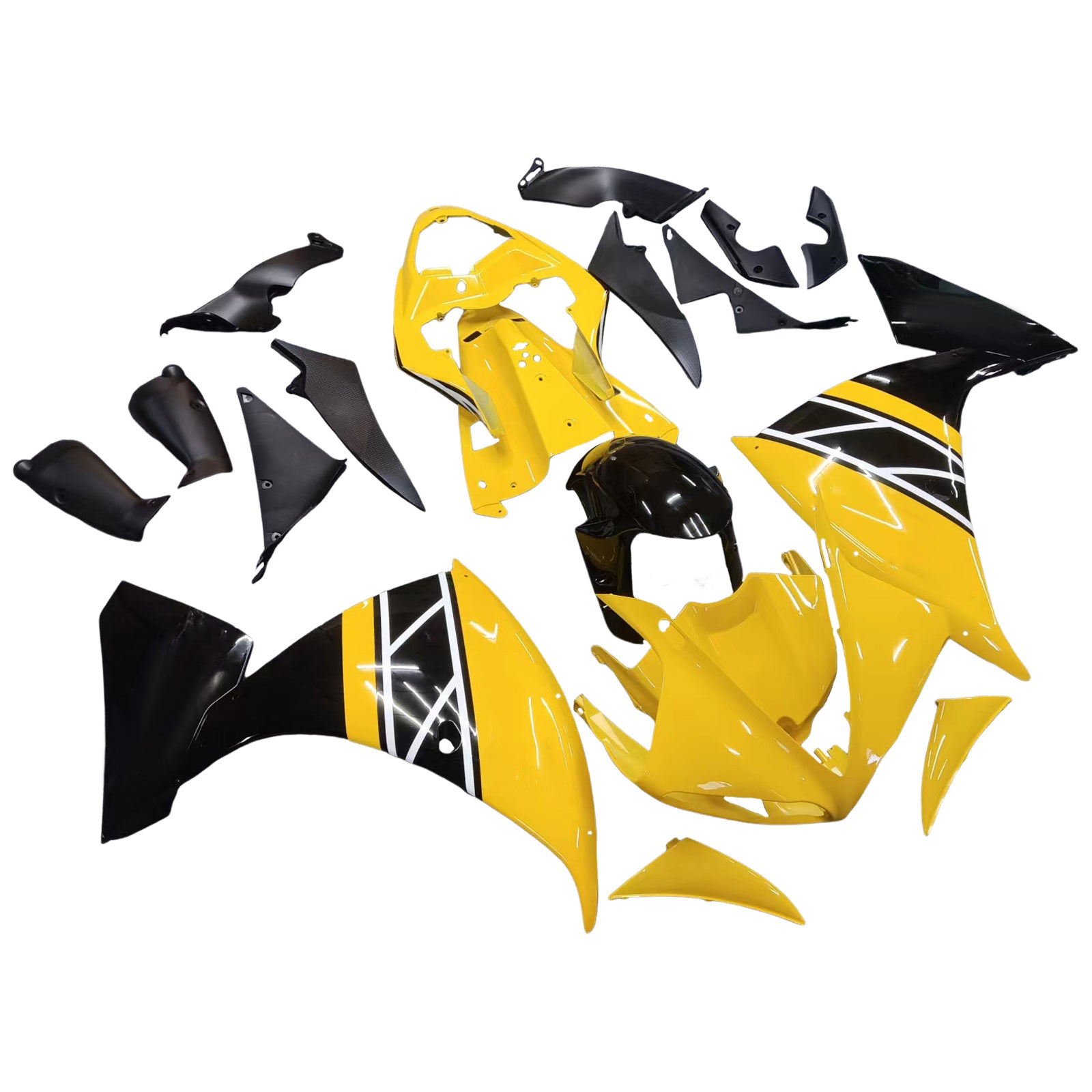 Kit de carénage Amotopart pour Yamaha YZF 1000 R1 2009-2011 générique