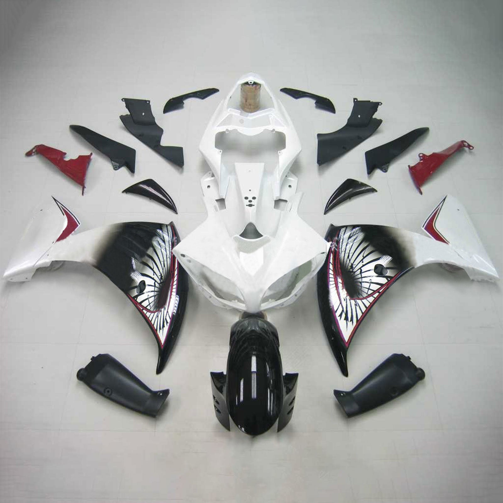 Kit de carénage Amotopart pour Yamaha YZF 1000 R1 2009-2011 générique