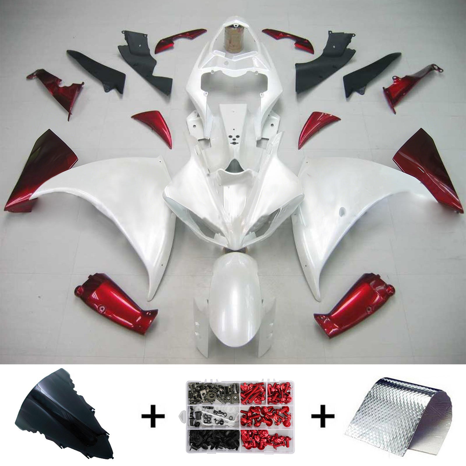 Kit de carénage Amotopart pour Yamaha YZF 1000 R1 2009-2011 générique