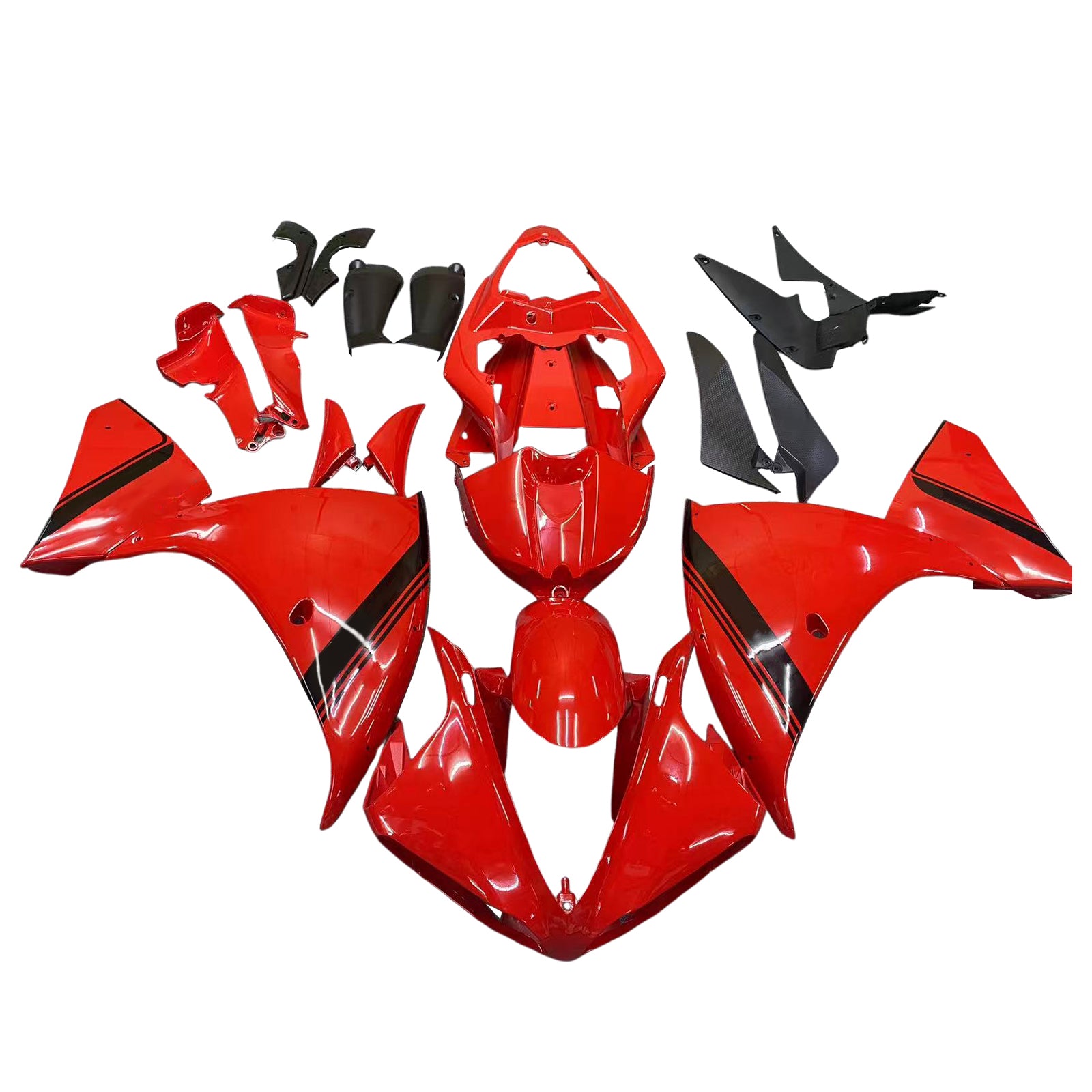Amotopart Yamaha YZF 1000 R1 2009-2011 Kit de carenado de carrocería de plástico ABS