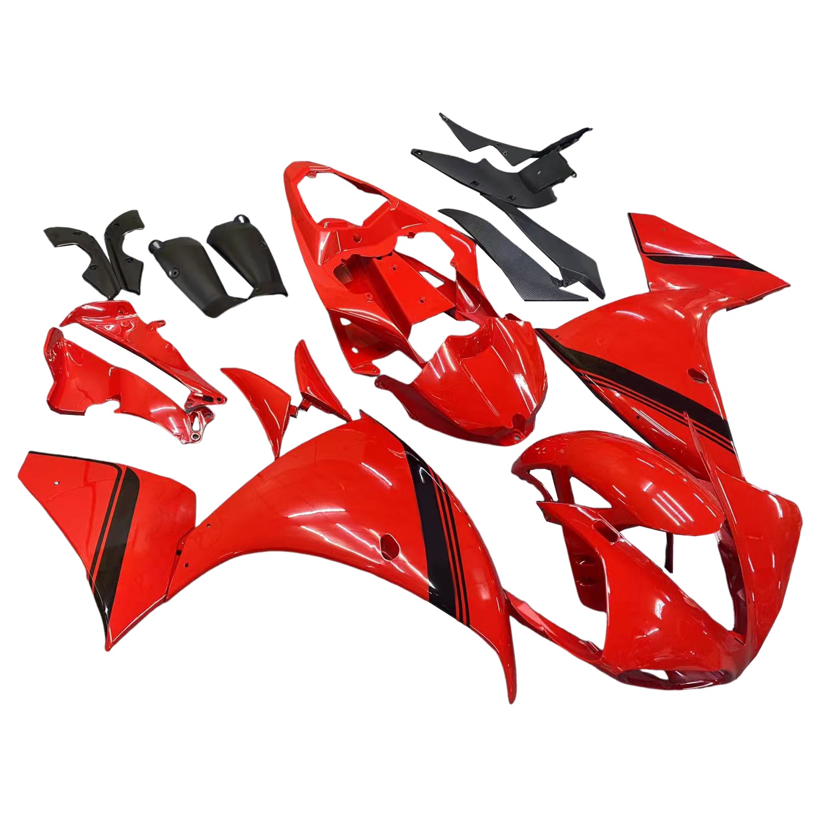Amotopart Yamaha YZF 1000 R1 2009-2011 Kit de carenado de carrocería de plástico ABS