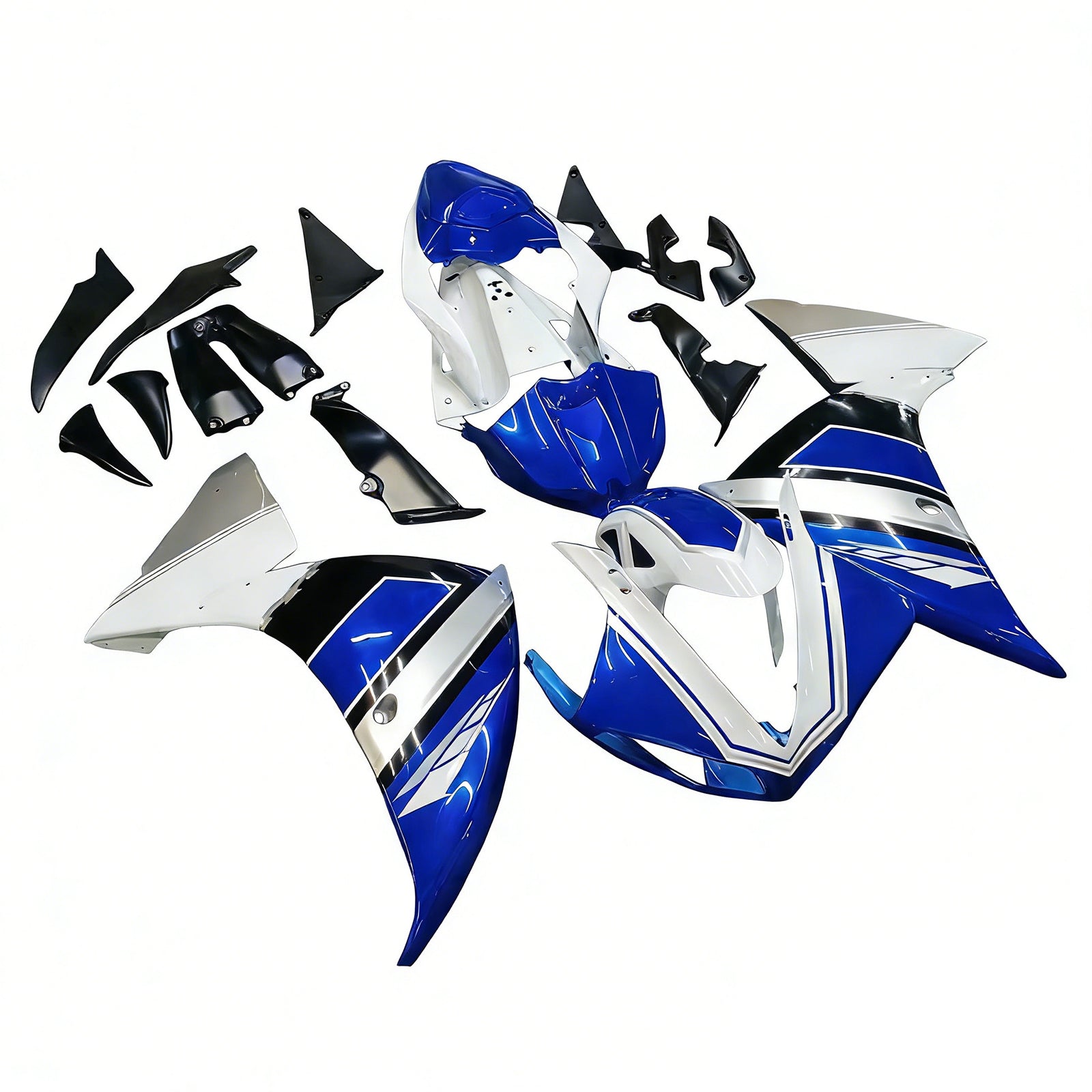 Amotopart Yamaha YZF 1000 R1 2009-2011 Kit Carénage Carrosserie Plastique ABS