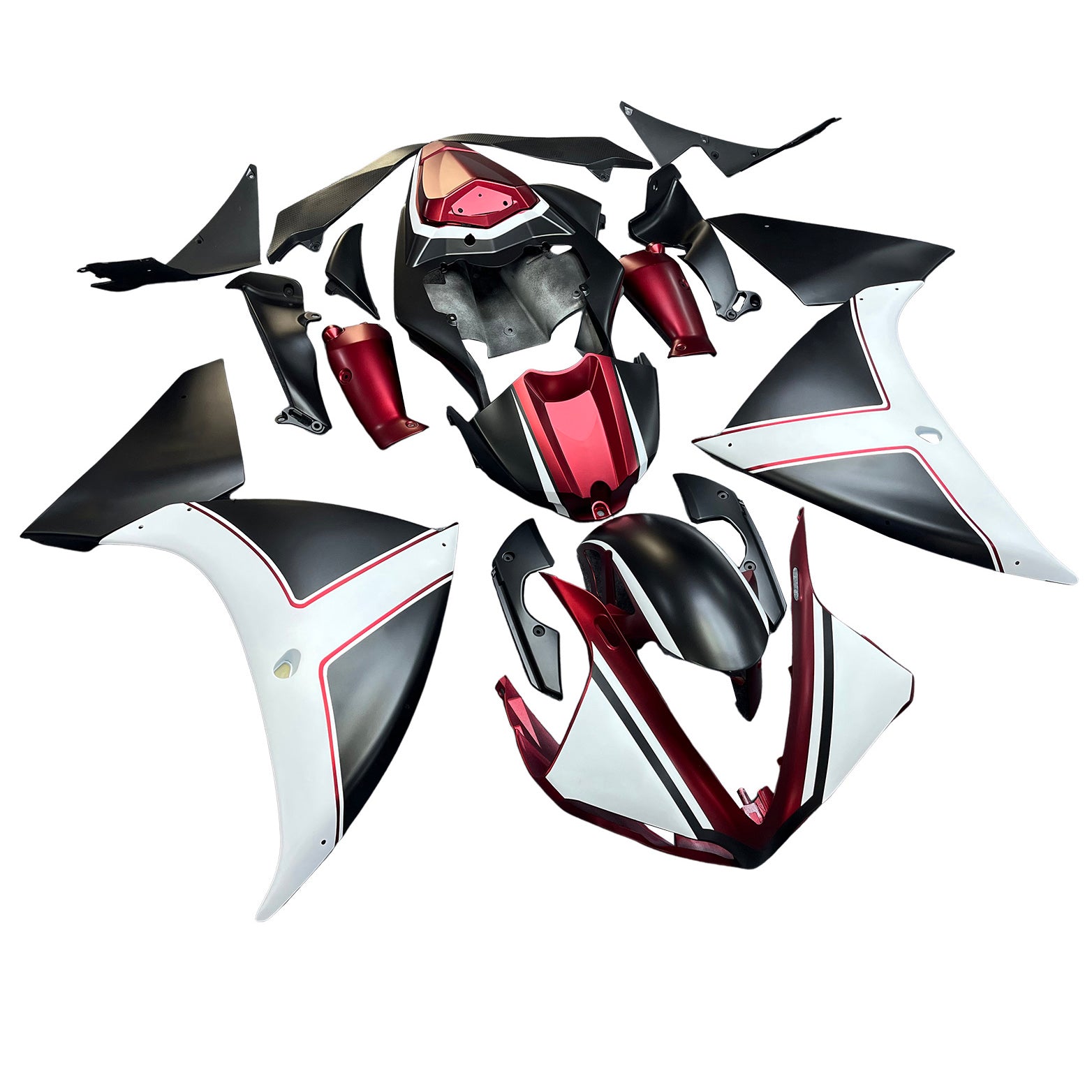 Amotopart Yamaha YZF 1000 R1 2009-2011 Kit Carénage Carrosserie Plastique ABS