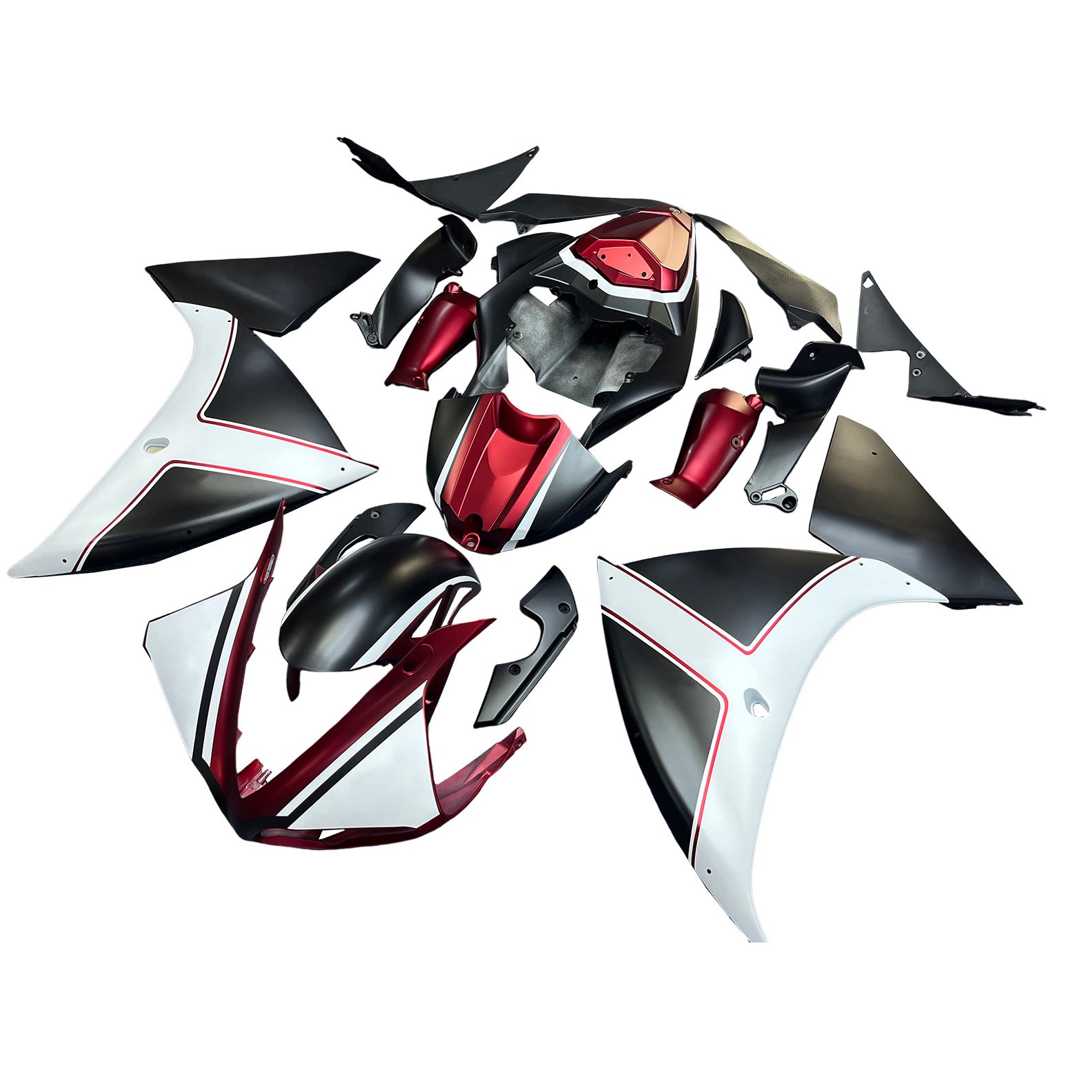 Amotopart Yamaha YZF 1000 R1 2009-2011 Kit Carénage Carrosserie Plastique ABS