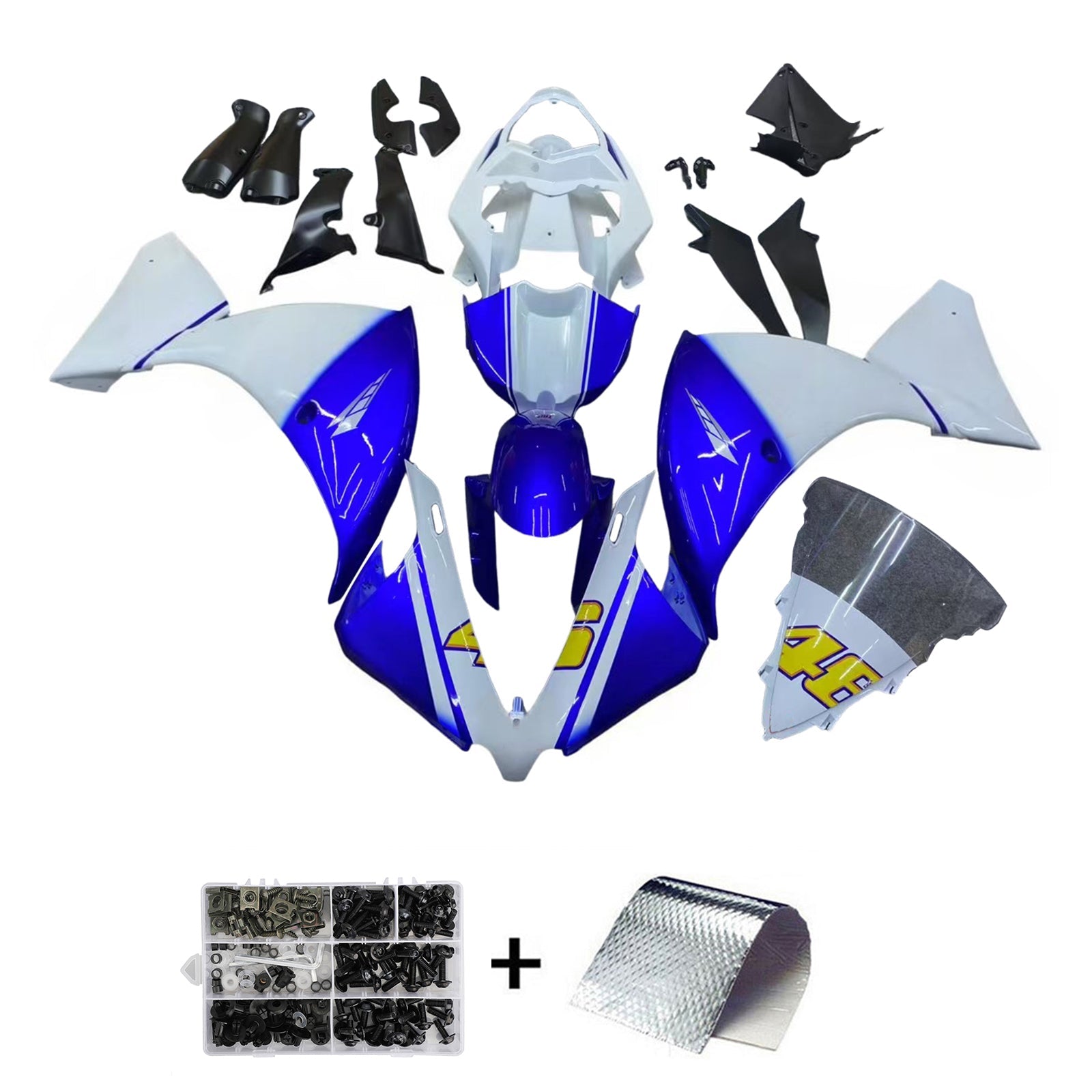 Injection Fairing Kit Bodywork Plastic ABS fit For Yamaha YZF 1000 R1 2012-2014
