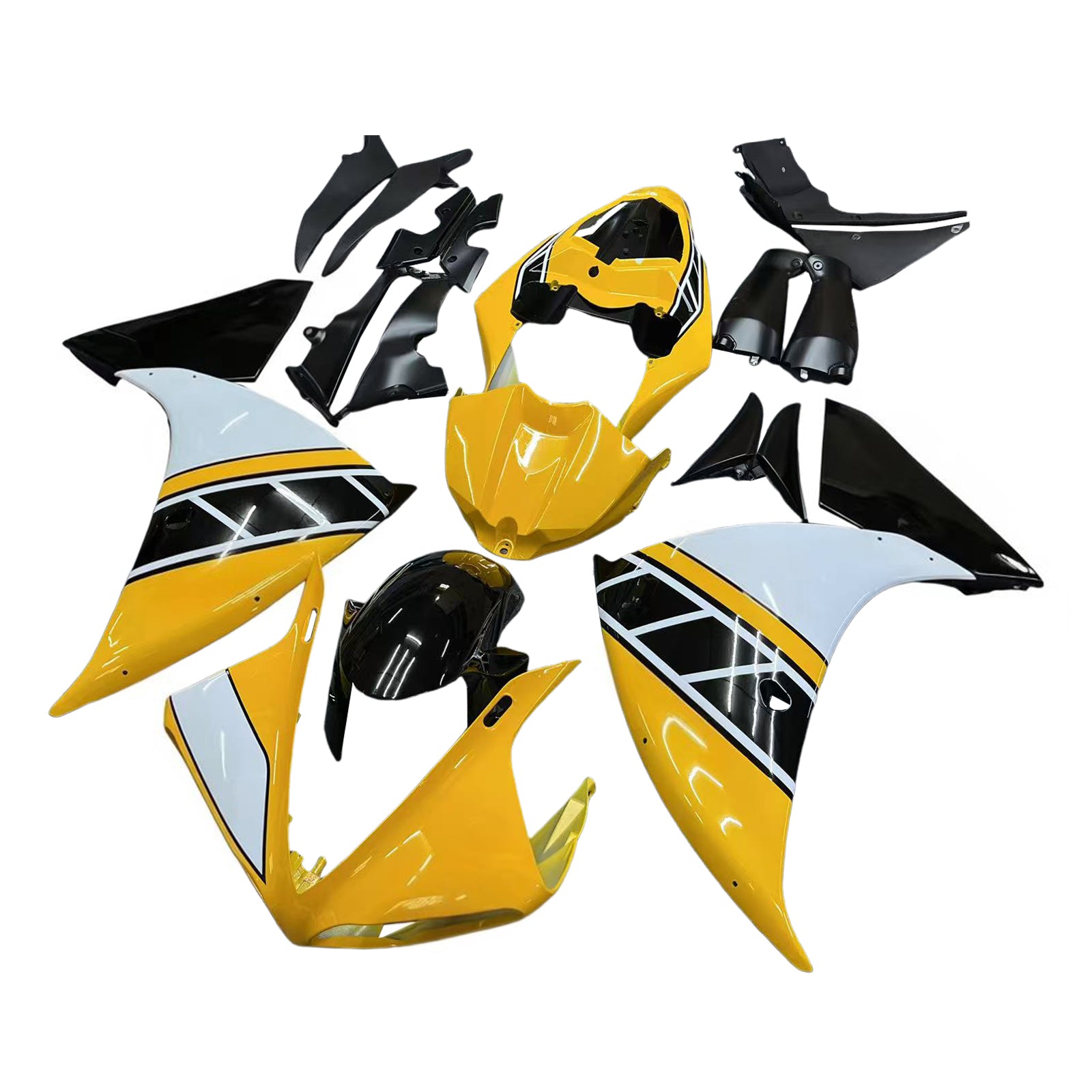 Zestaw owiewki wtryskowej Nadwozie Plastik ABS pasuje do Yamaha YZF 1000 R1 2012-2014