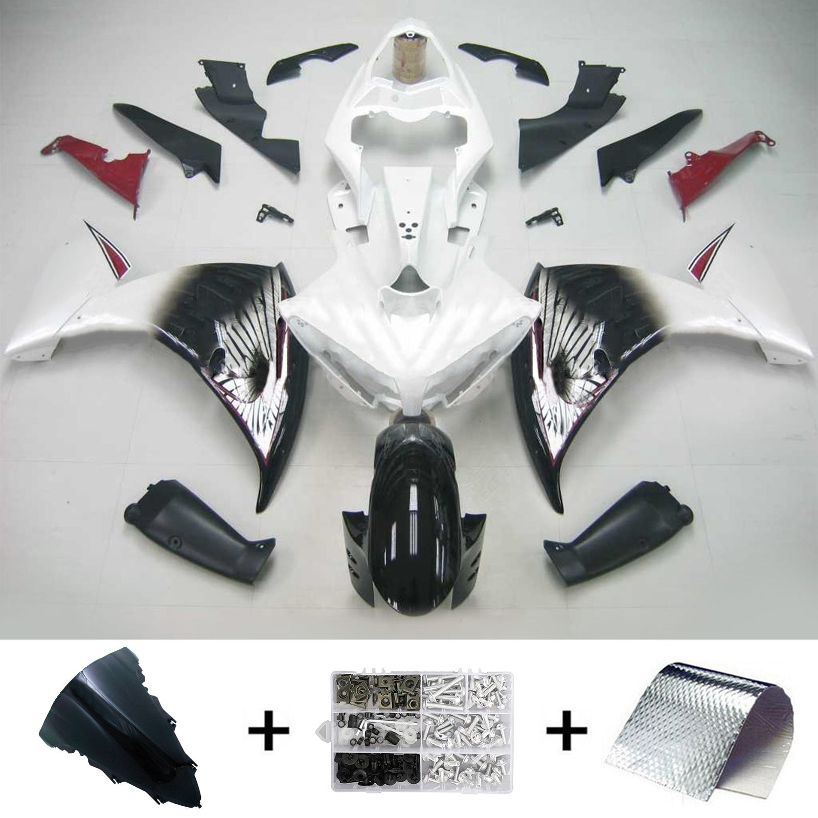Kit de carénage Amotopart pour Yamaha YZF 1000 R1 2012-2014 générique