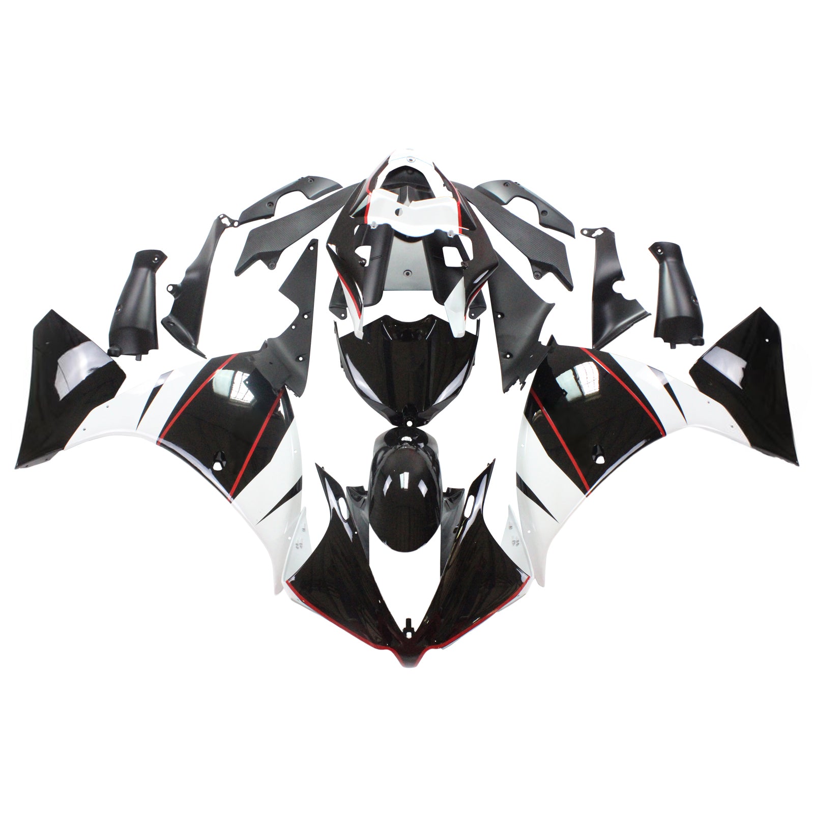 Kit de carénage Amotopart pour Yamaha YZF 1000 R1 2012-2014 générique