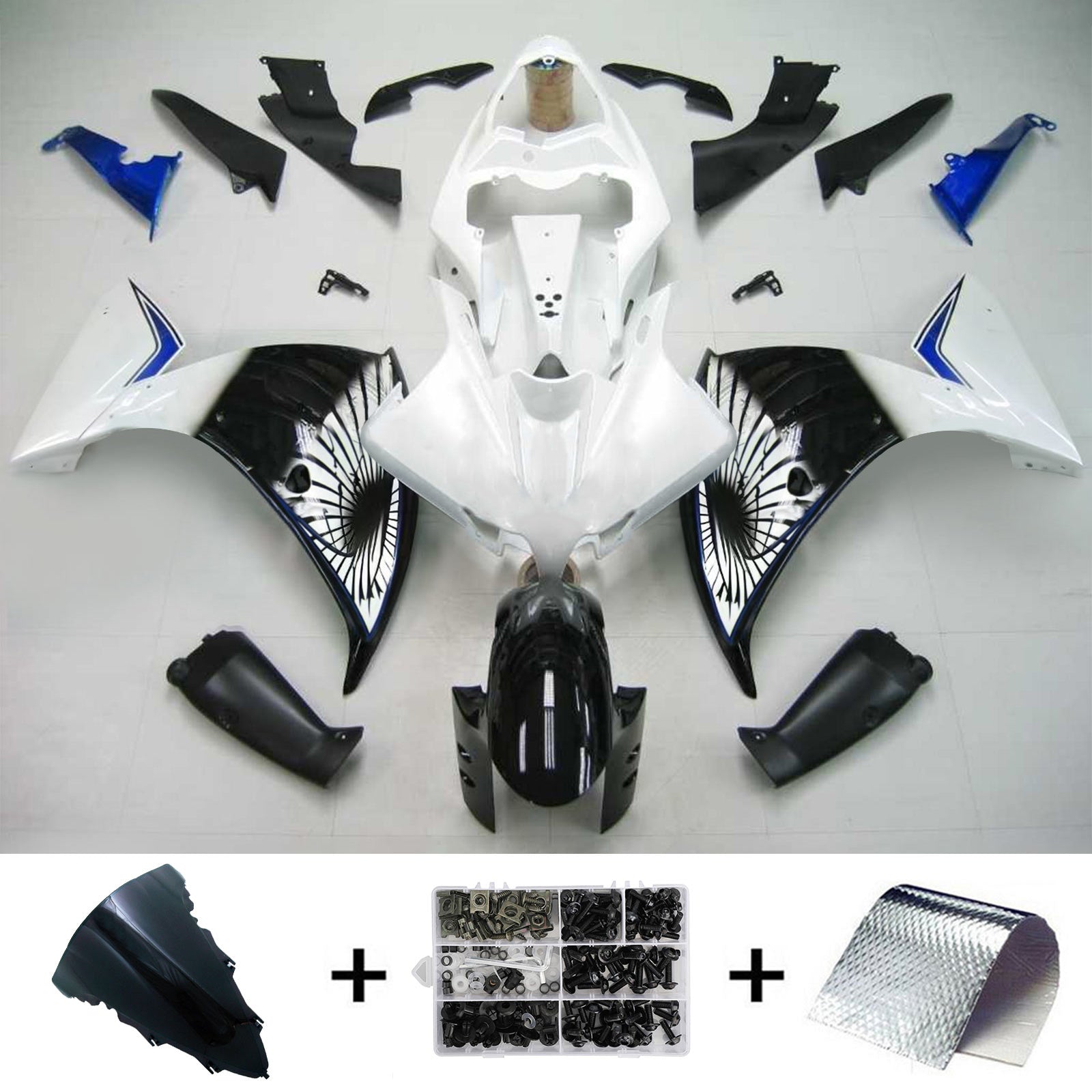 Amotopart oklepni komplet za Yamaho YZF 1000 R1 2012-2014 generično