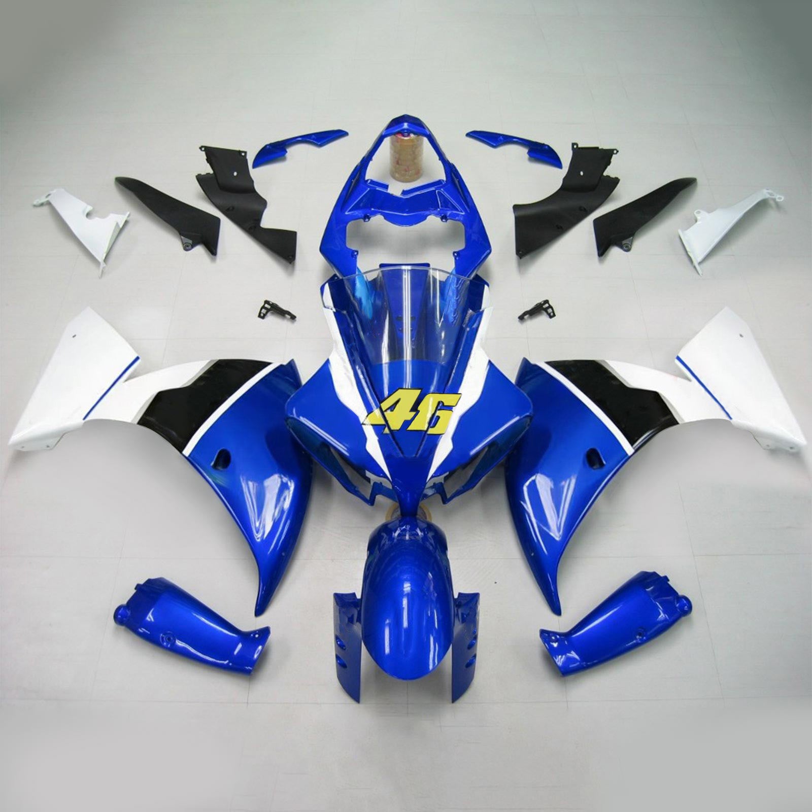 Kit de carénage Amotopart pour Yamaha YZF 1000 R1 2012-2014 générique