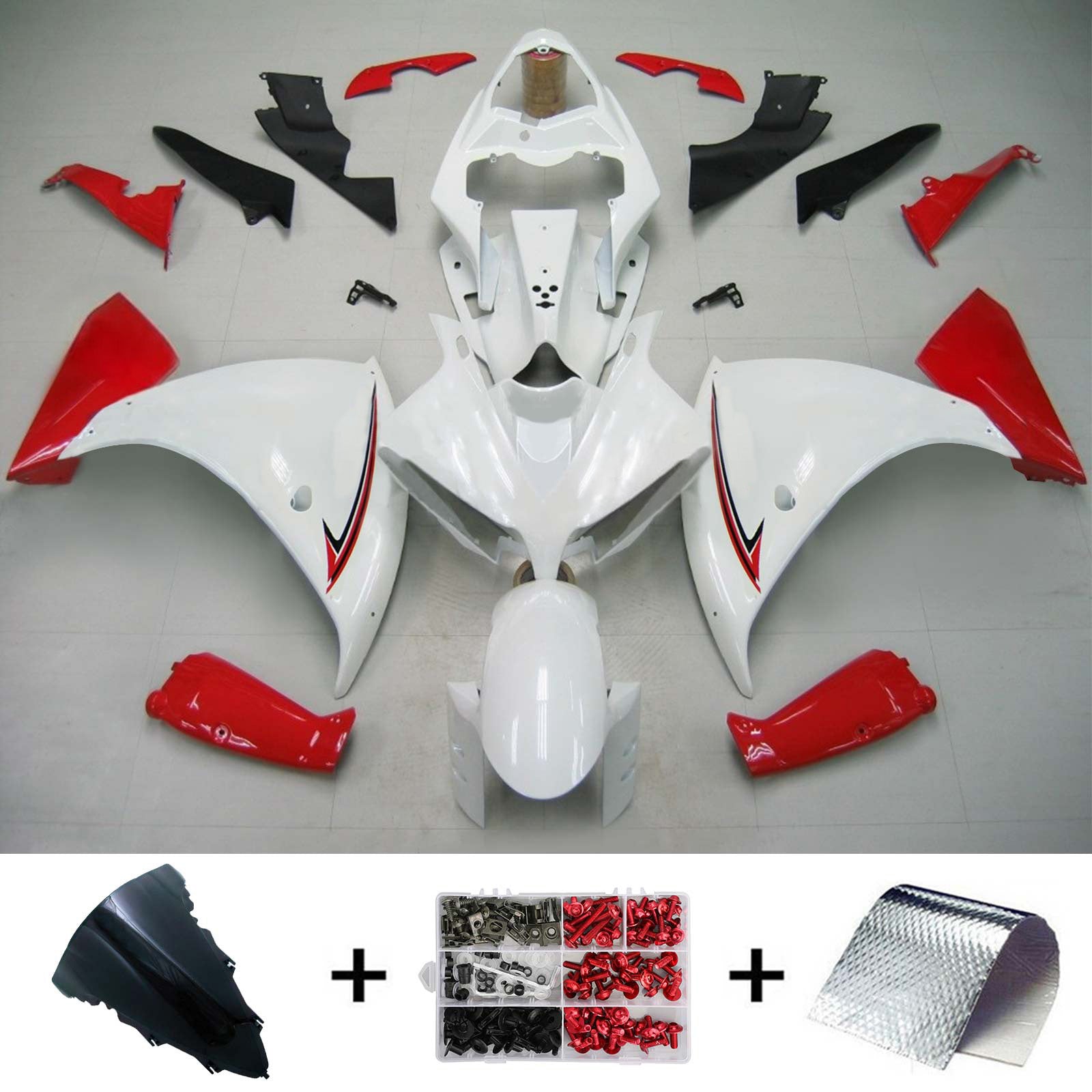 Kit de carénage Amotopart pour Yamaha YZF 1000 R1 2012-2014 générique