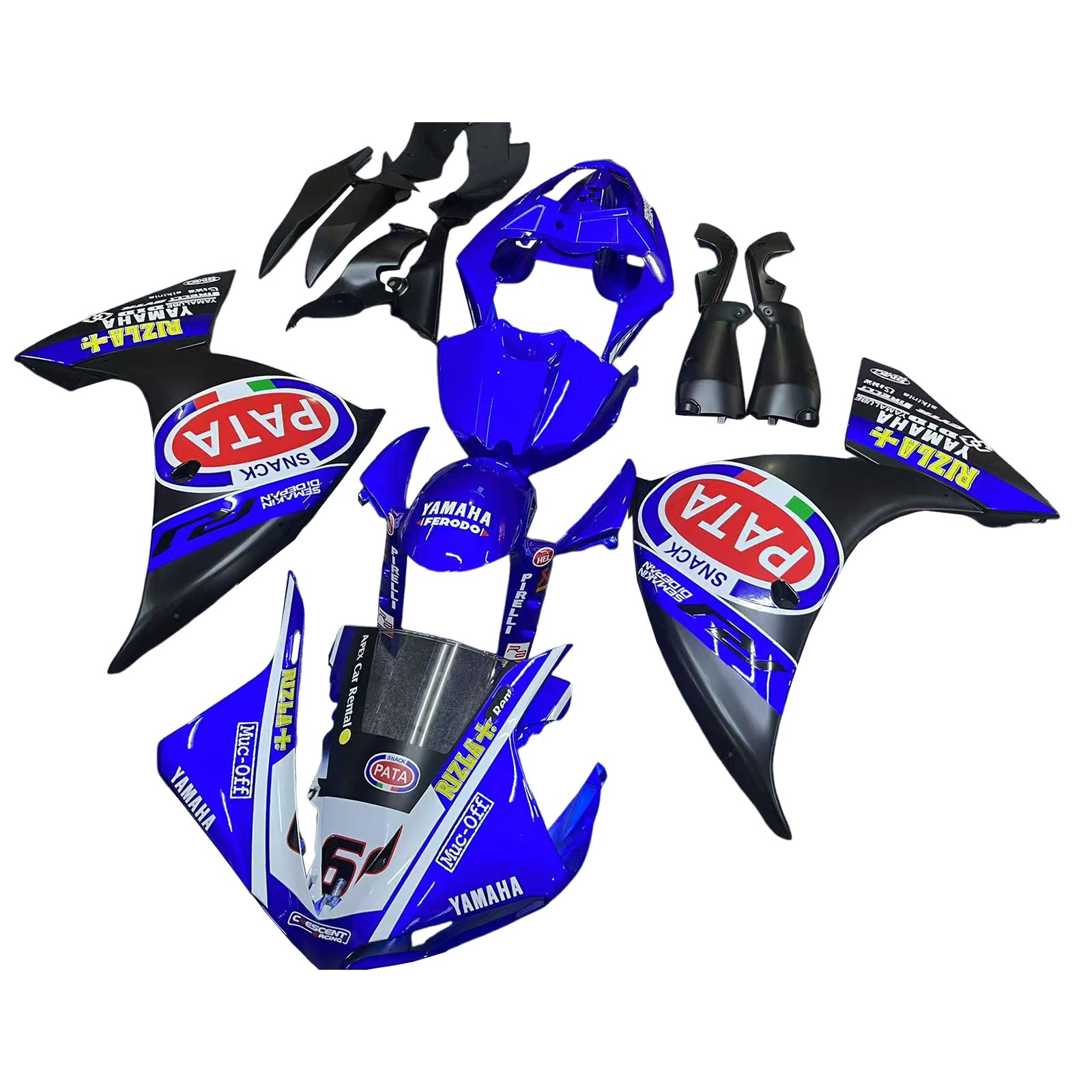 Kit de carénage Amotopart pour Yamaha YZF 1000 R1 2012-2014 générique