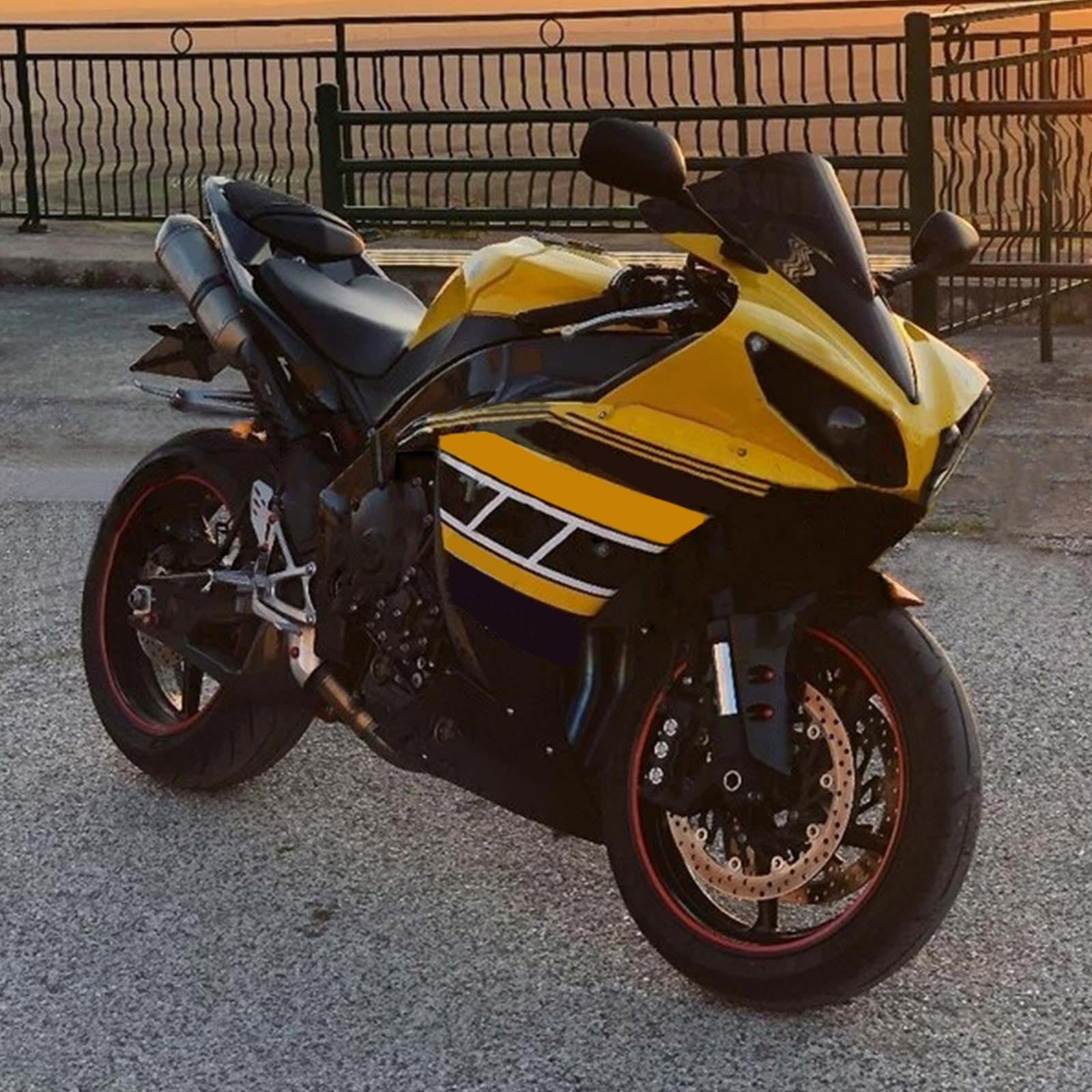 Kit de carénage Amotopart pour Yamaha YZF 1000 R1 2012-2014 générique