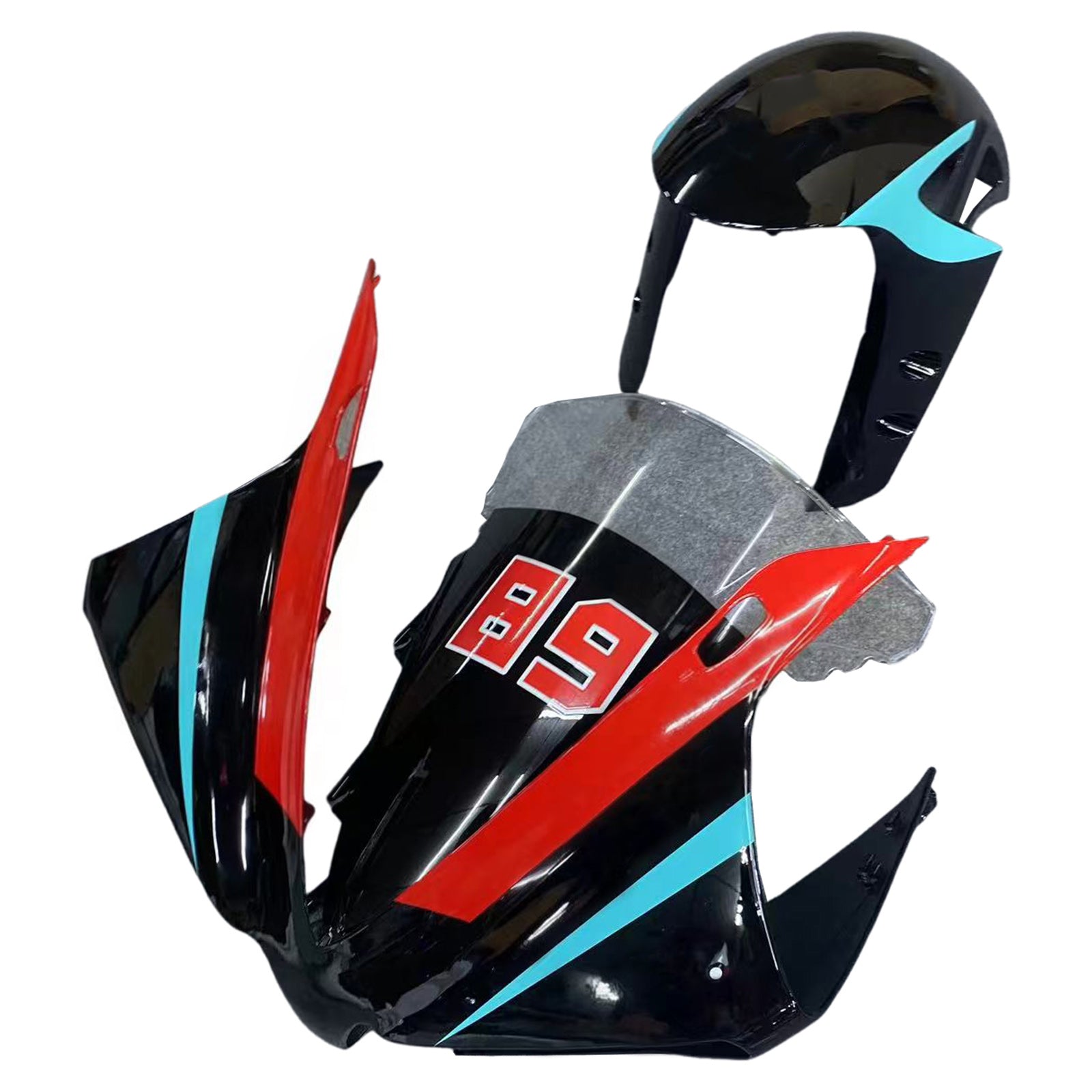 Kit de carénage par injection , carrosserie en plastique ABS Pour Yamaha YZF 1000 R1 2012-2014