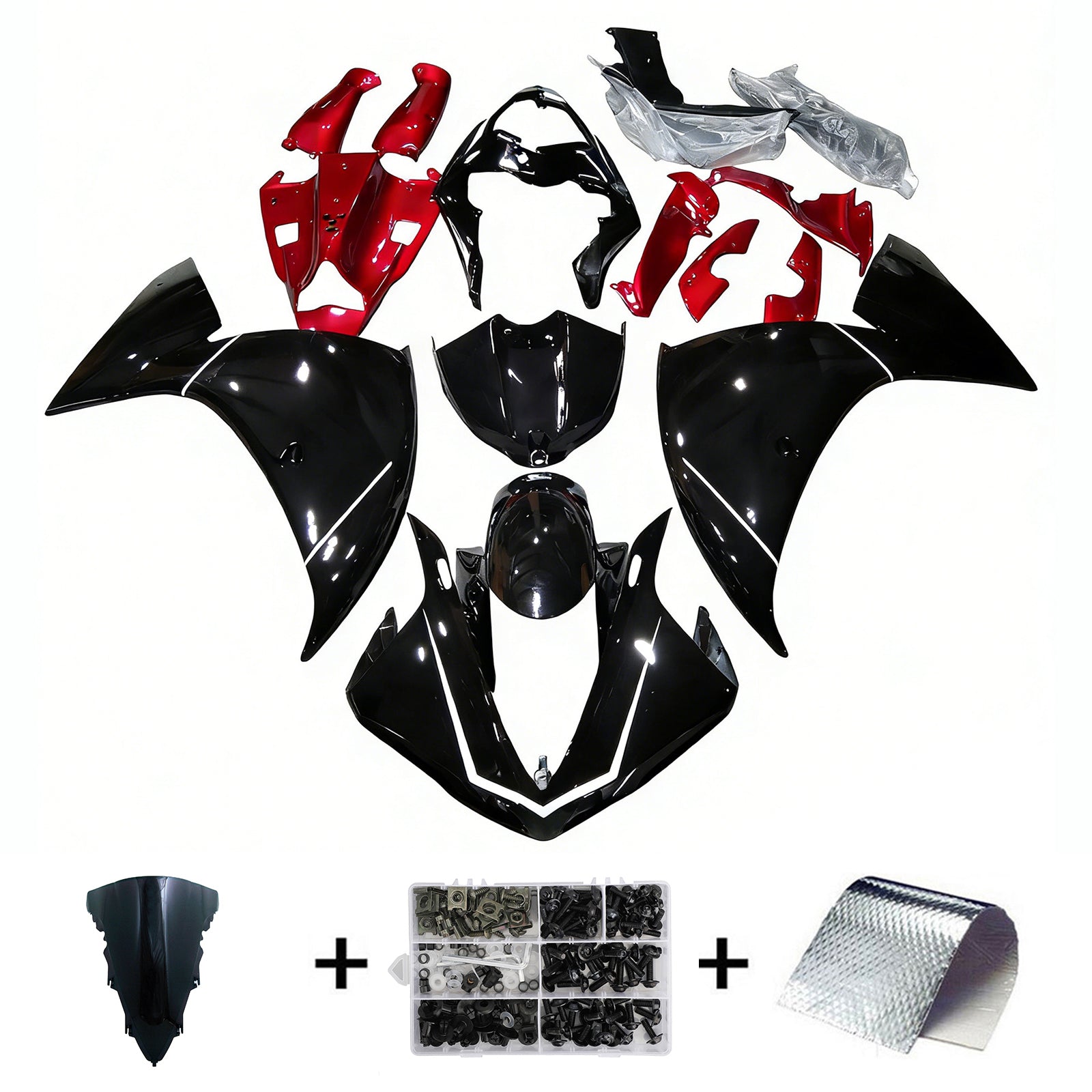 ABS plastični komplet za Yamaha YZF 1000 R1 2012-2014