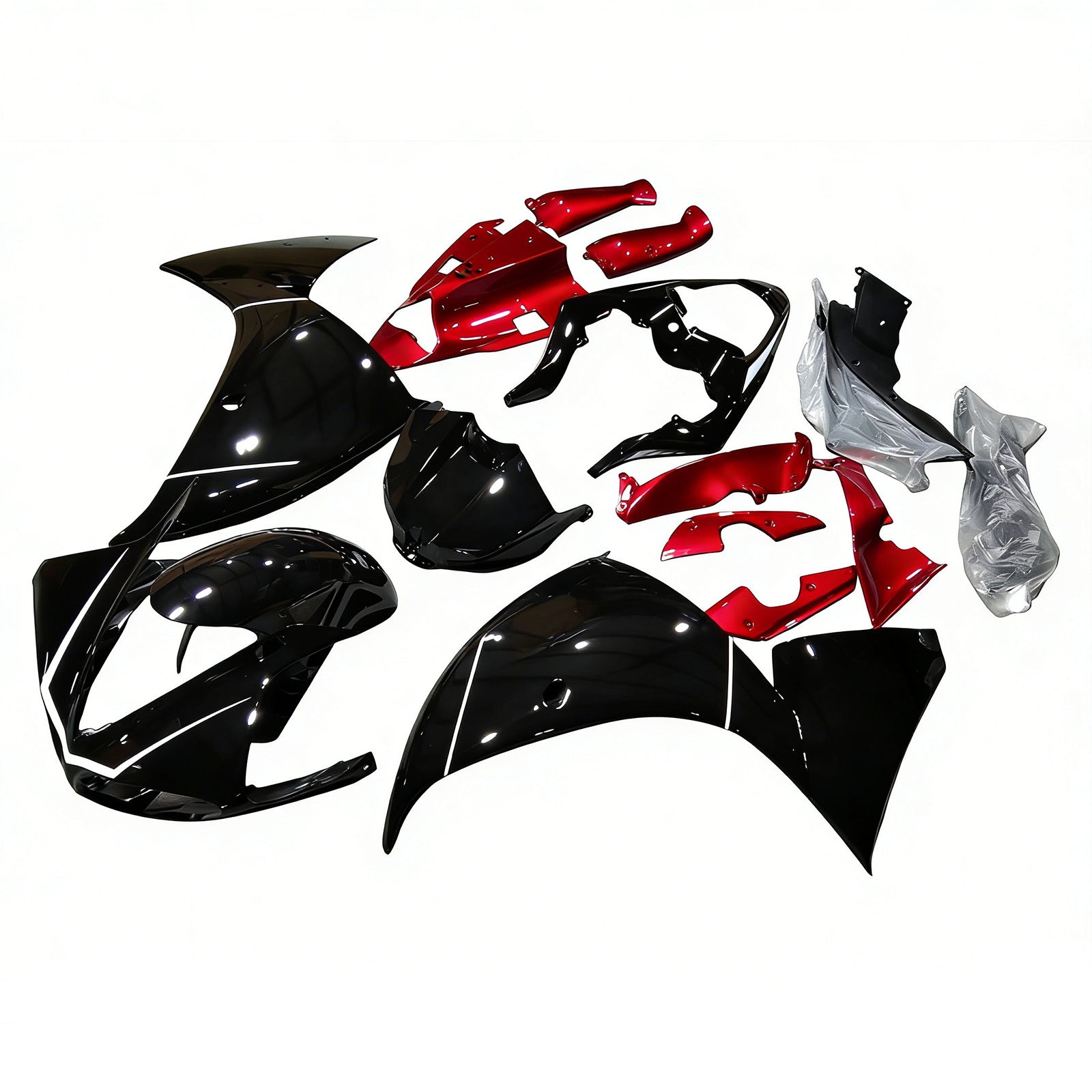 Kit de carenado de inyección, carrocería de plástico ABS para Yamaha YZF 1000 R1 2012-2014