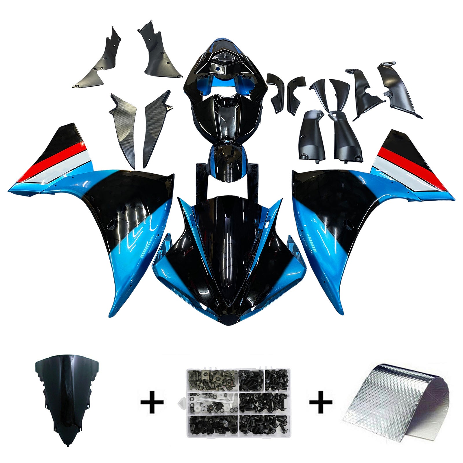 Kit Carenado Inyección Yamaha YZF-R1 2012-2014 Carrocería Plástico ABS