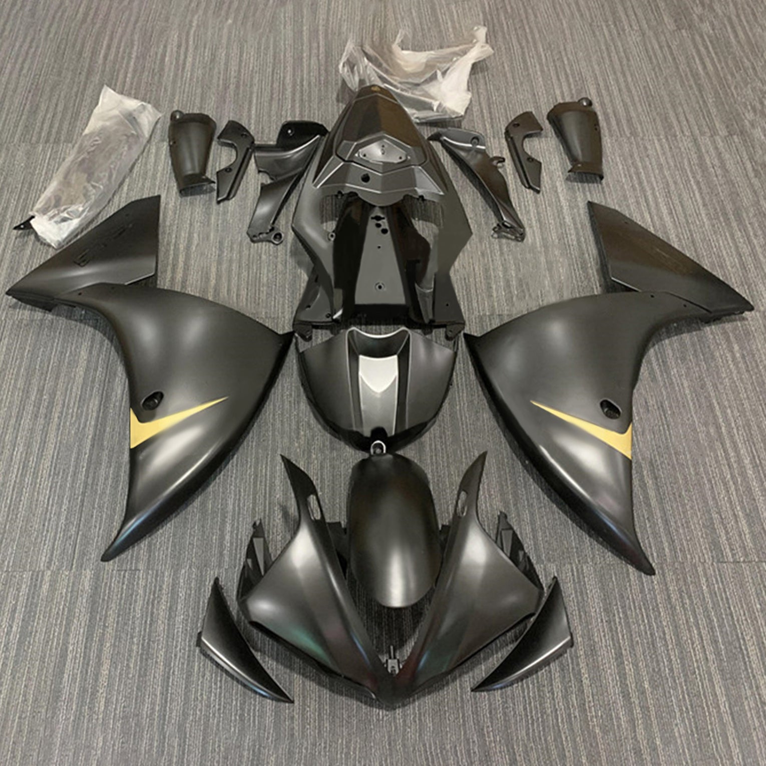Ruiskutussuojasarja Yamaha YZF-R1 2012-2014 ABS muovinen kori