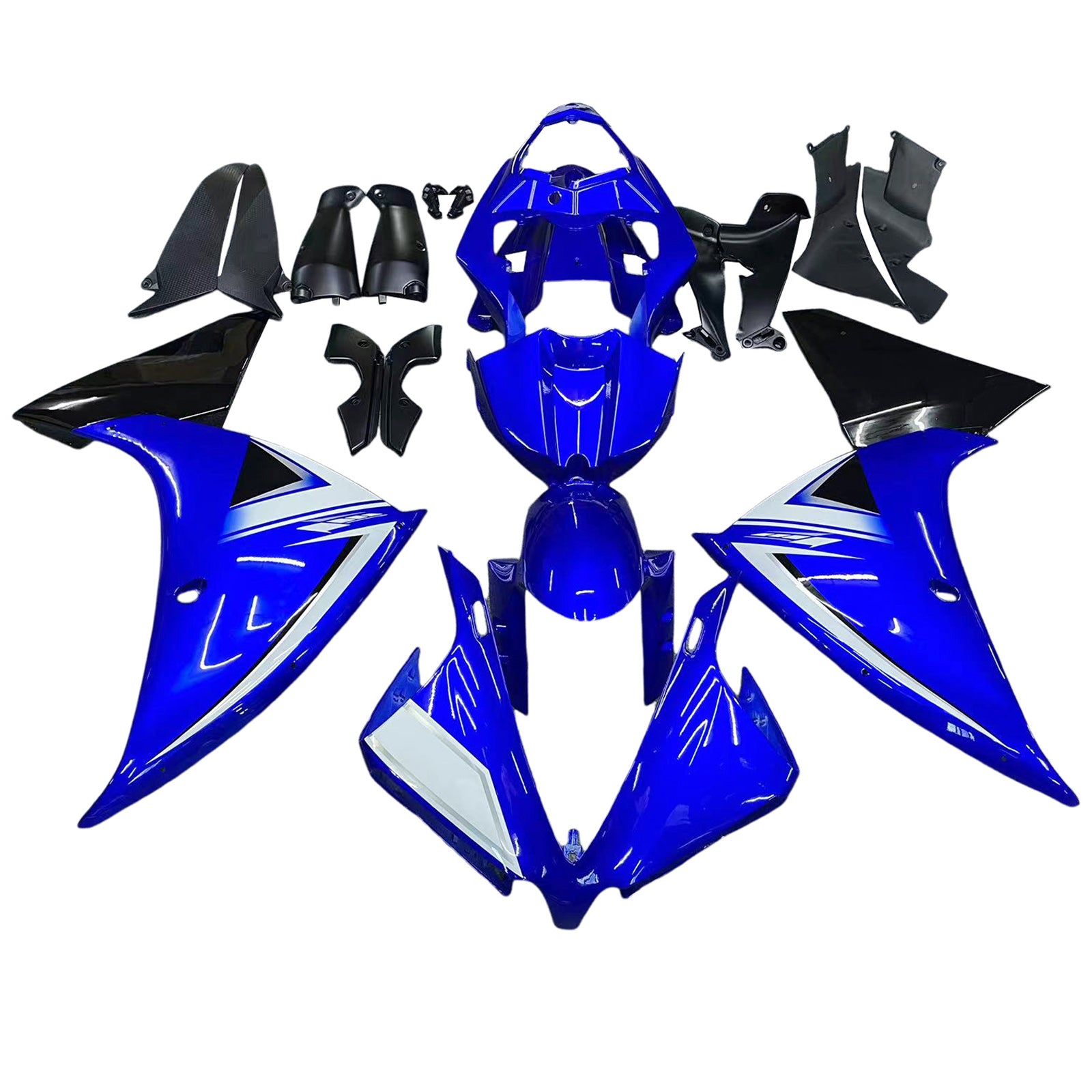 Injectiekuipset Yamaha YZF-R1 2012-2014 ABS kunststof carrosserie
