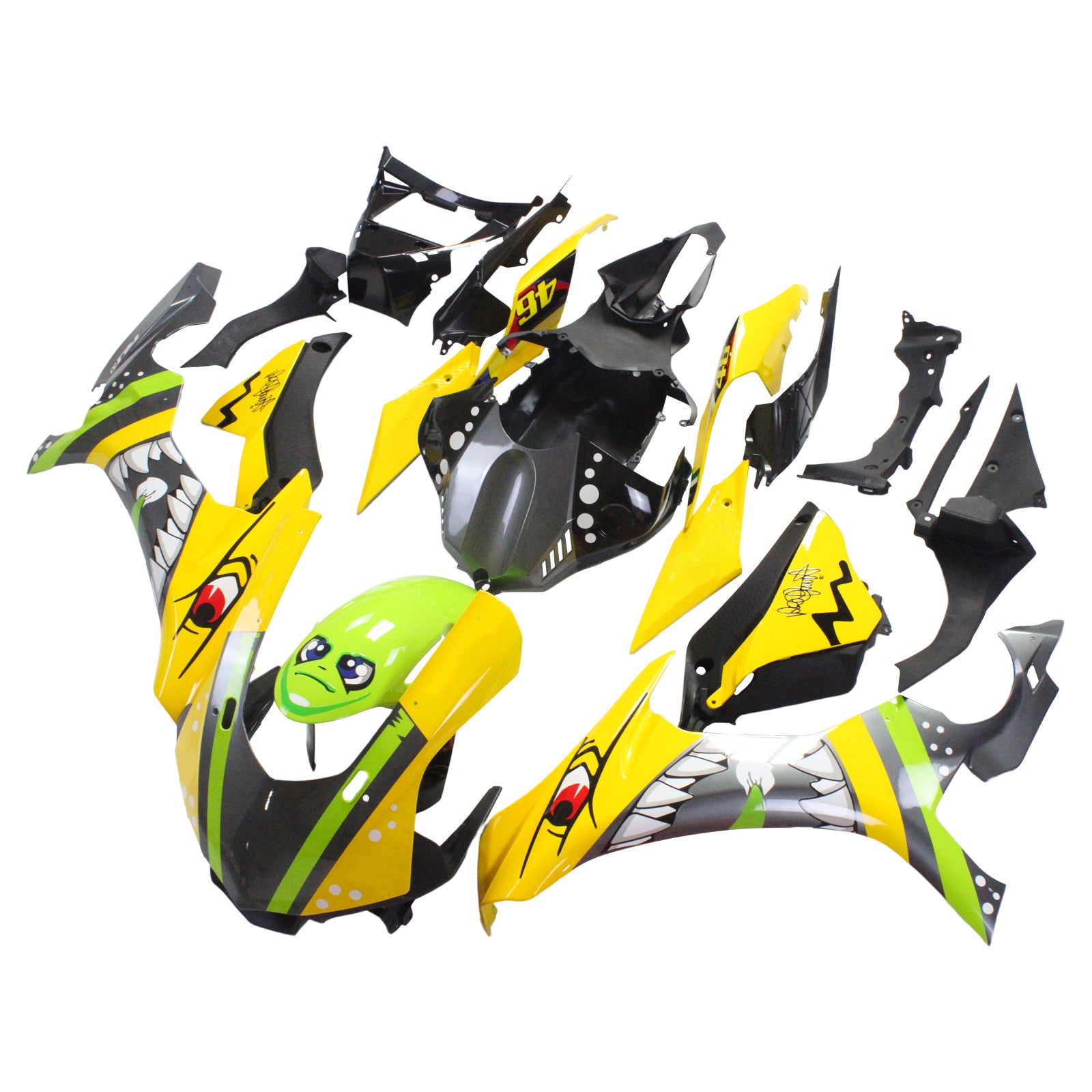 Kit de carénage Amotopart pour Yamaha YZF 1000 R1 2015-2019 générique