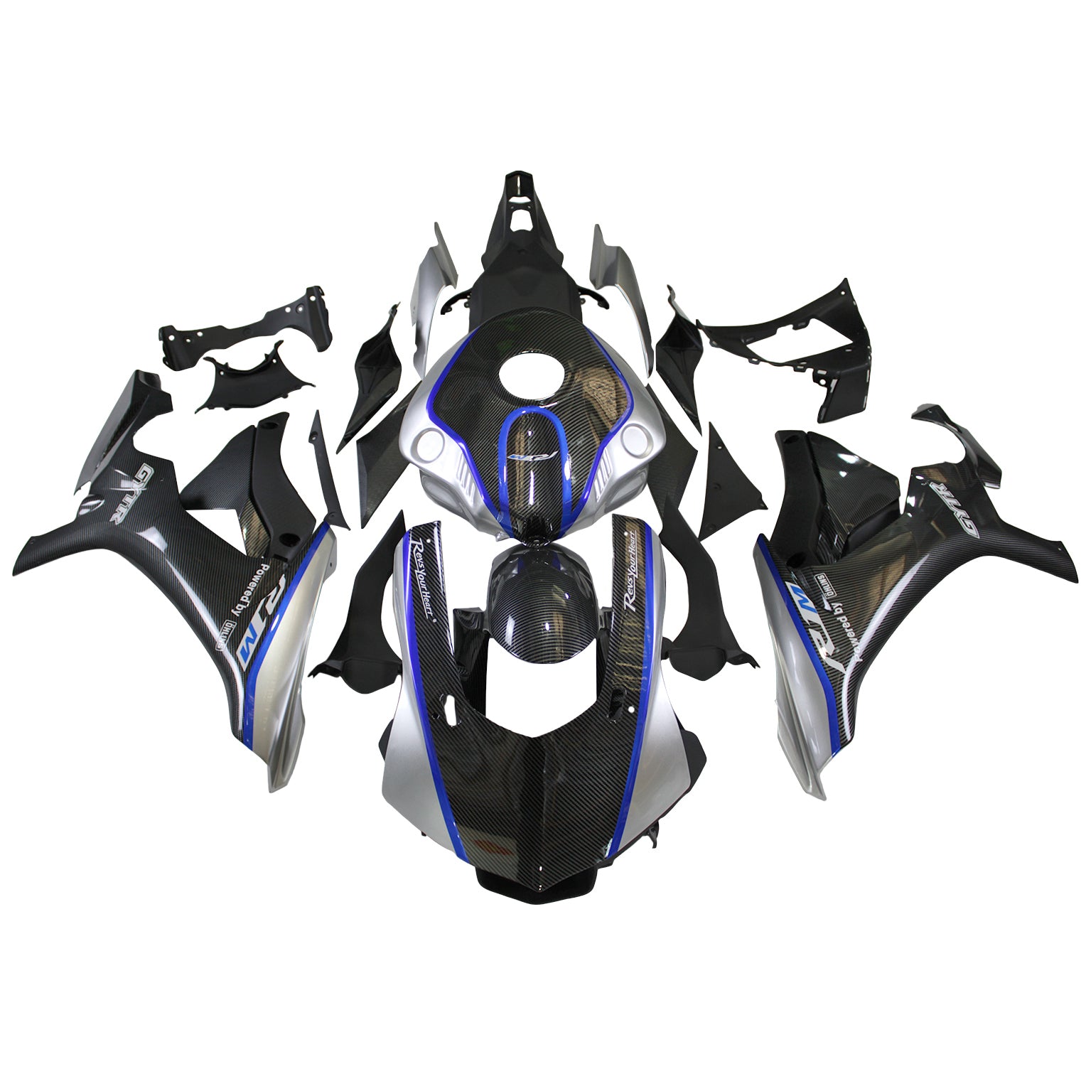 Kit carena iniezione Yamaha YZF 1000 R1 2015-2019 Carrozzeria in plastica ABS #125