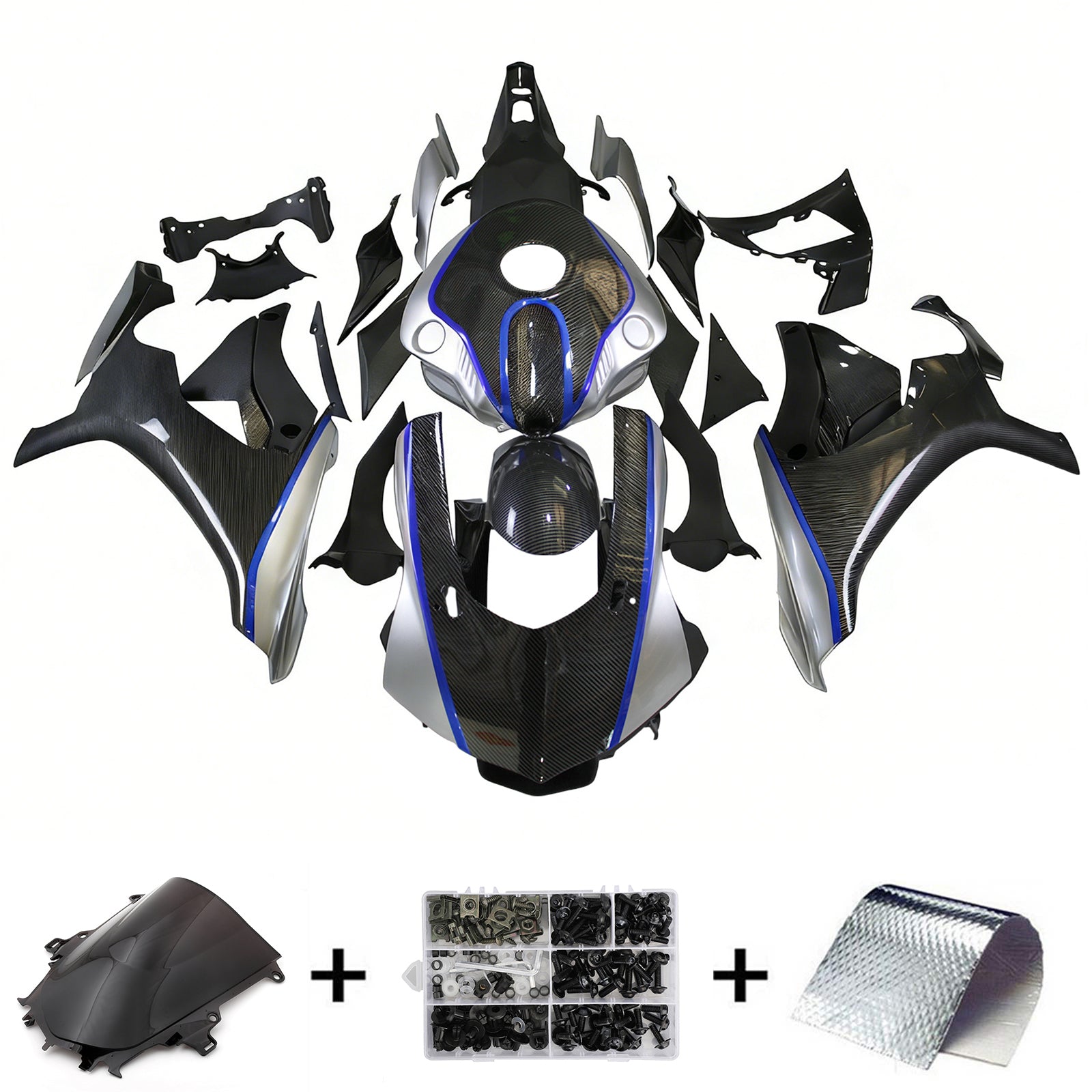 Zestaw owiewek wtryskowych Yamaha YZF 1000 R1 2015-2019 Nadwozie z tworzywa ABS #125