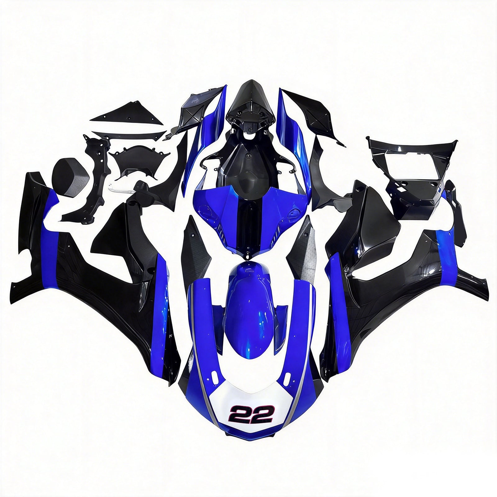 Kit de carenado de inyección, carrocería de plástico ABS para Yamaha YZF 1000 R1 2015-2019