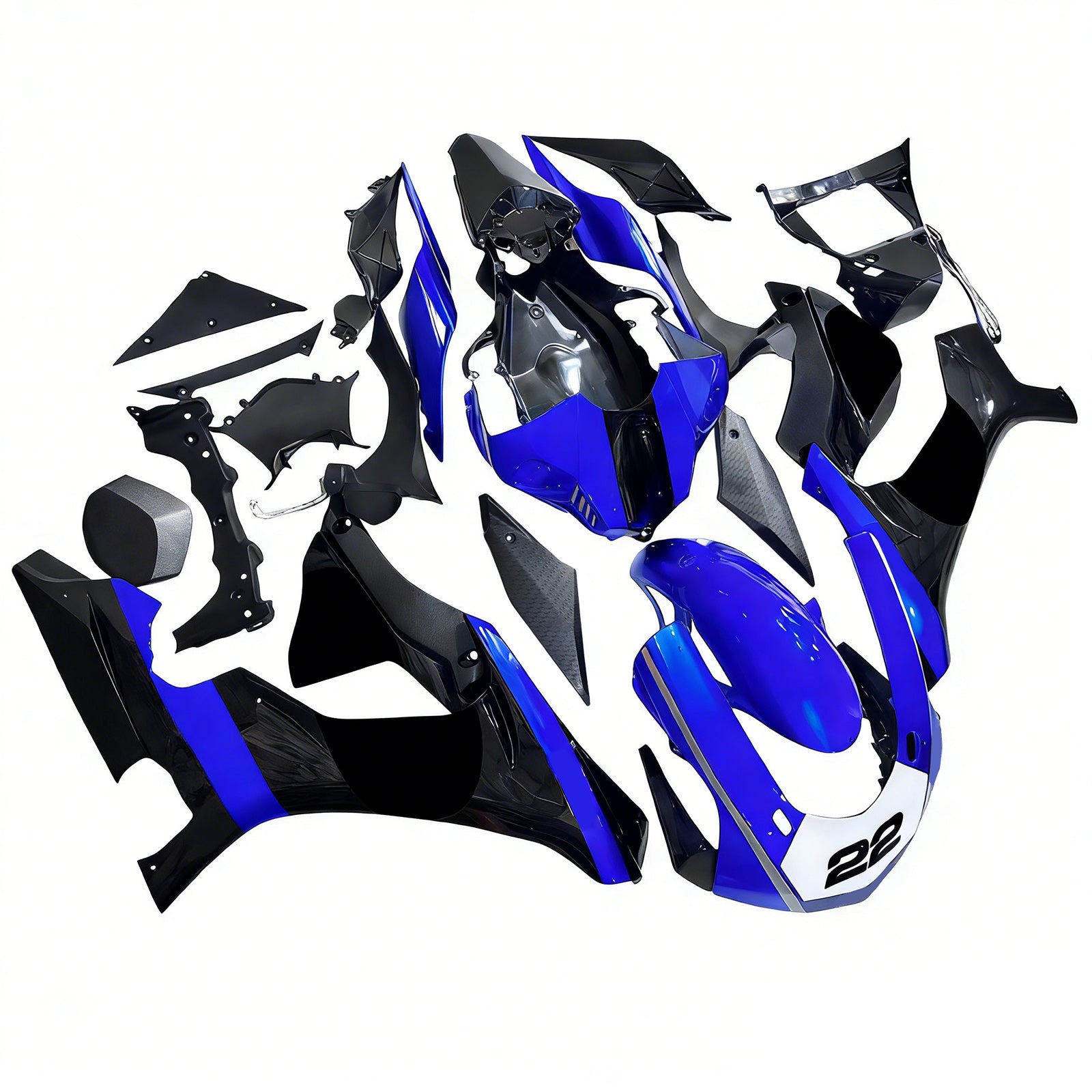 Kit de carenado de inyección, carrocería de plástico ABS para Yamaha YZF 1000 R1 2015-2019
