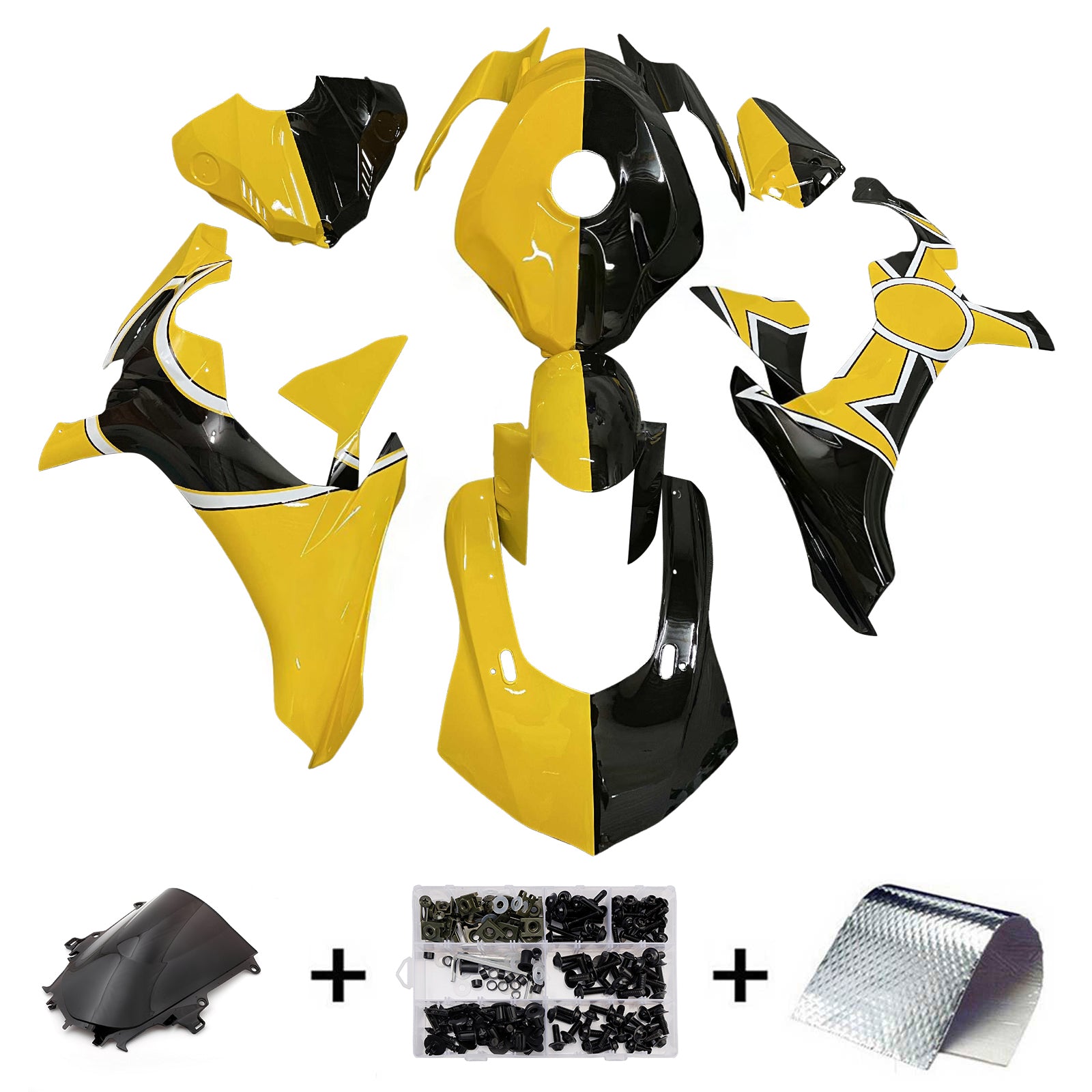 Zestaw owiewek z wtryskiem tworzywa ABS do Yamaha YZFR1 YZF-R1 2015-2019