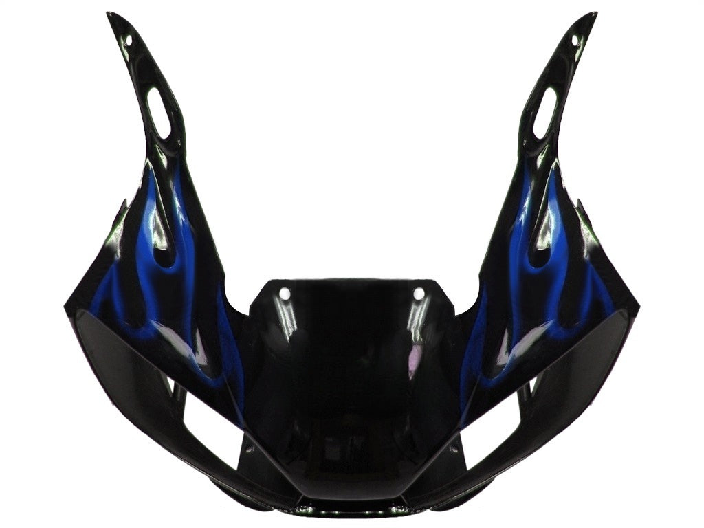 Carénages Amotopart 1998-2002 Yamaha YZF-R6 Črni in modri plamen R6 Generic