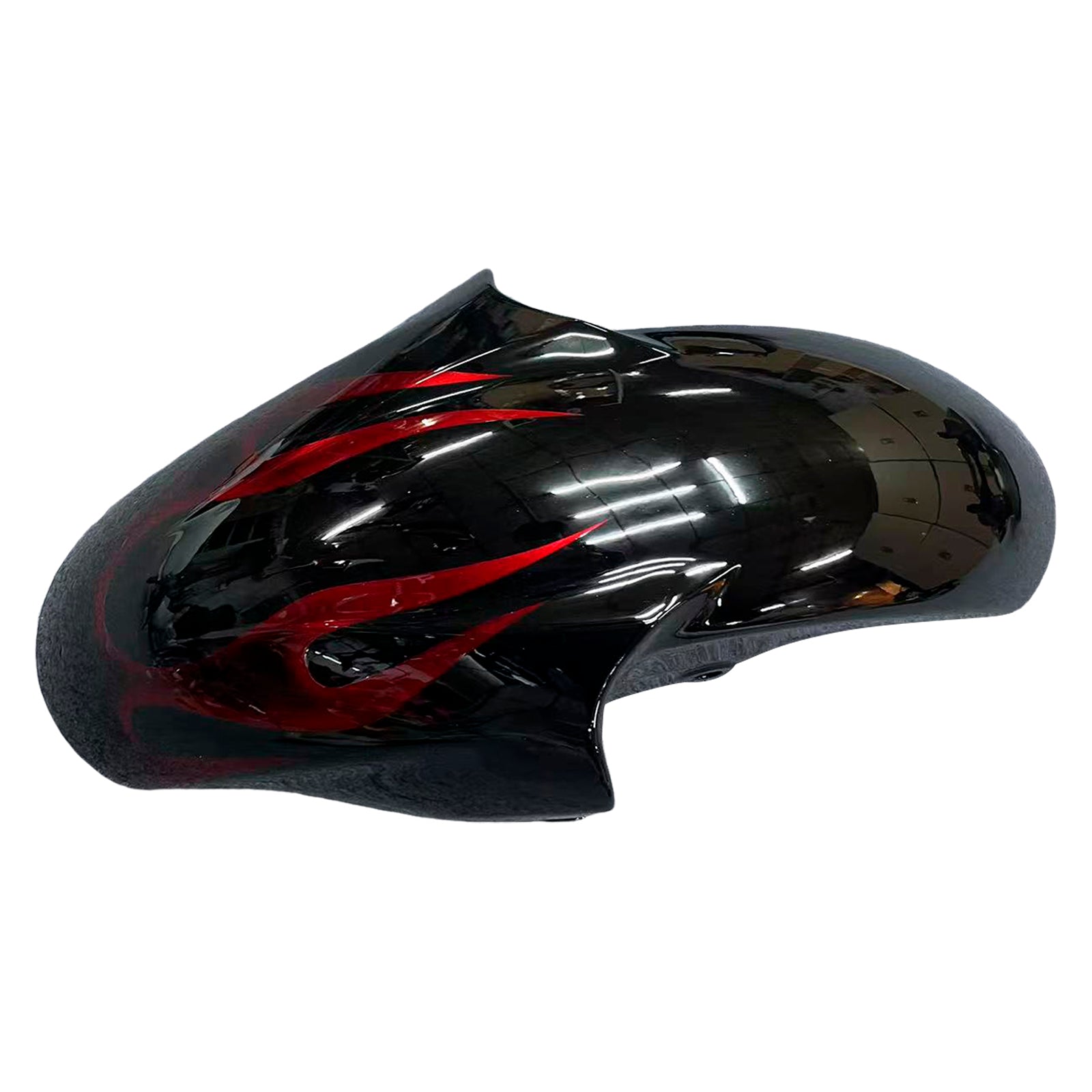 Amotopart Fairingsr 1998-2002 Yamaha YZF-R6 Black & Red Flame R6 Generic